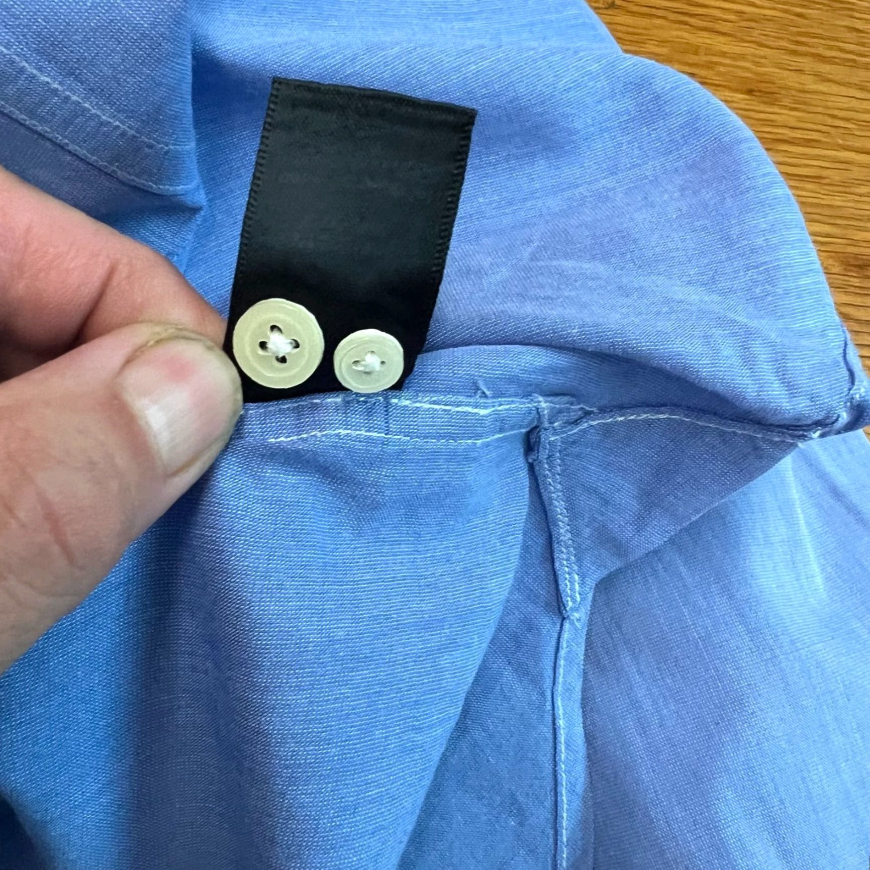 John Varvatos John Varvatos Button Down Long Sleeve Shirt Mens Size L Blue Pocket Size US L / EU 52-54 / 3 - 5 Thumbnail