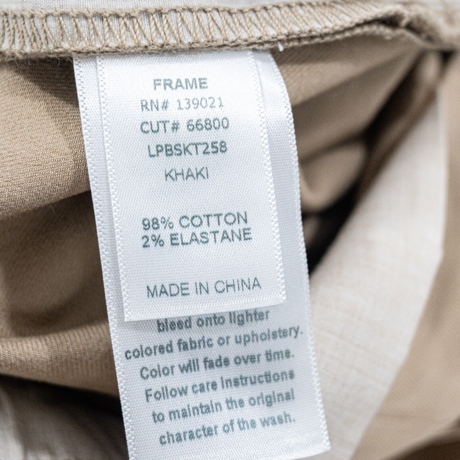 Frame FRAME Denim Women's Belted Paper Bag Khaki Trouser Size 29" - 13 Thumbnail