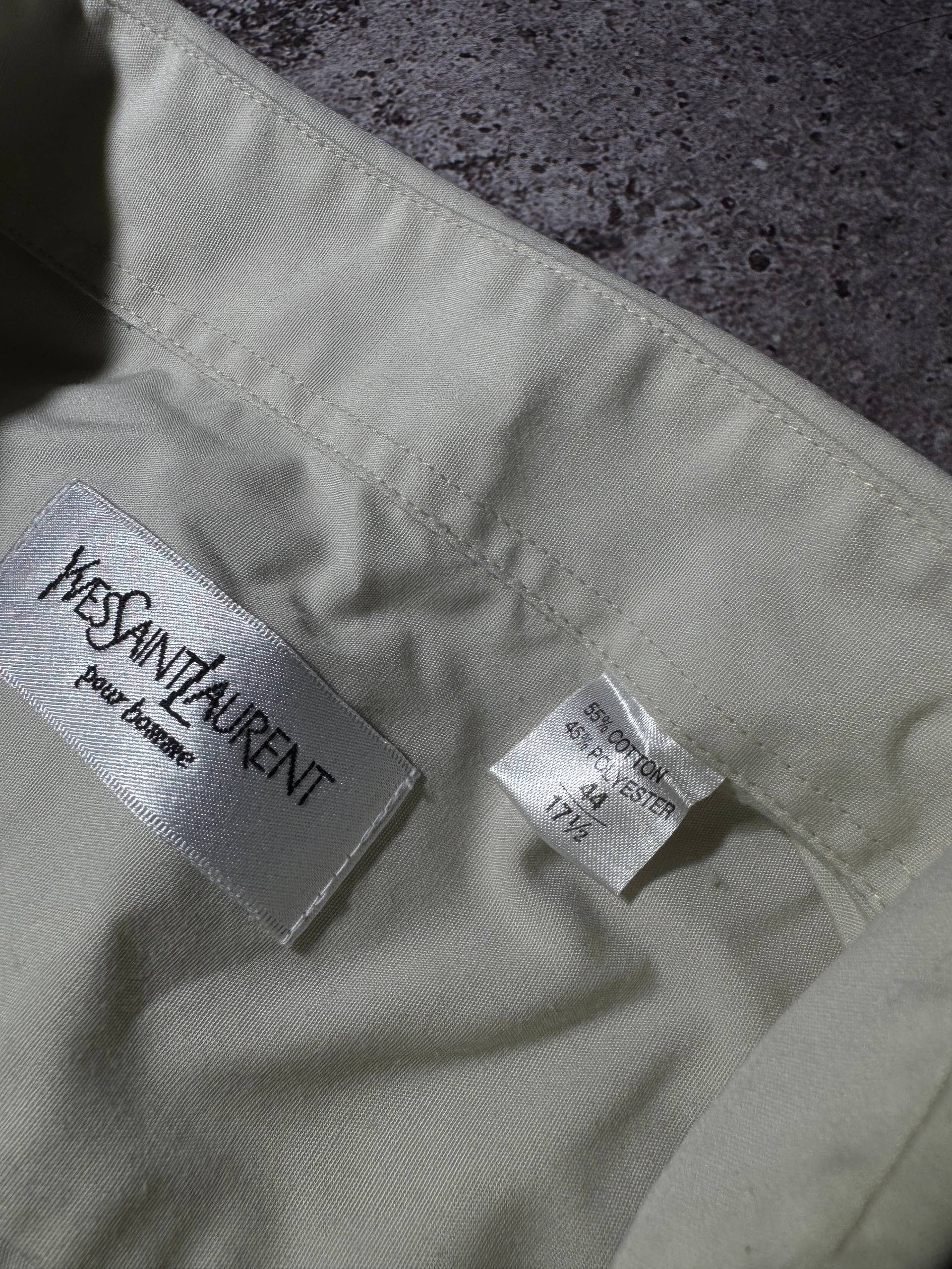 Yves Saint Laurent Yves Saint Laurent Vintage Luxury Beige Shirt Button Up Size US L / EU 52-54 / 3 - 7 Thumbnail