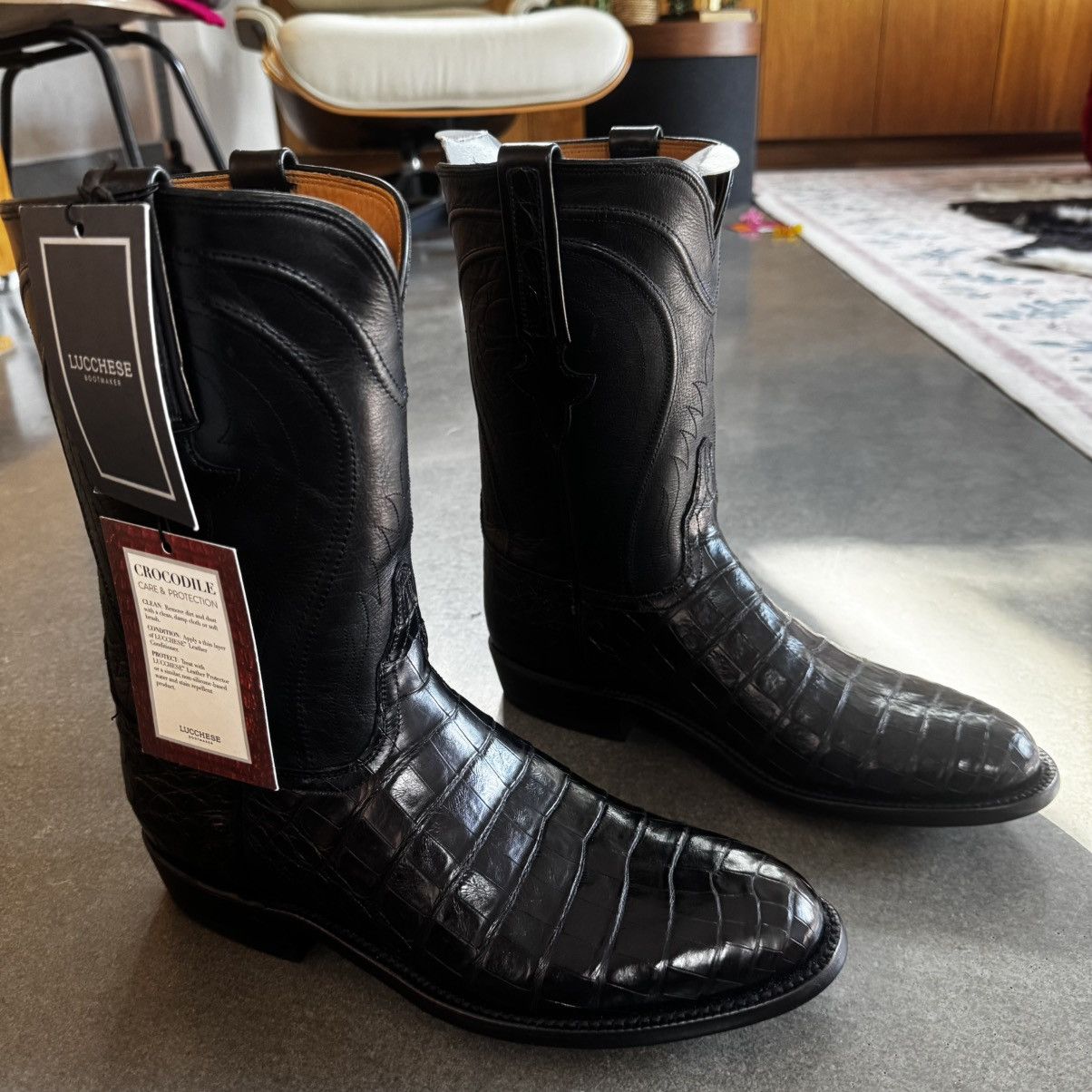 Lucchese NIB Lucchese caiman boots Size US 9 / EU 42 - 1 Thumbnail