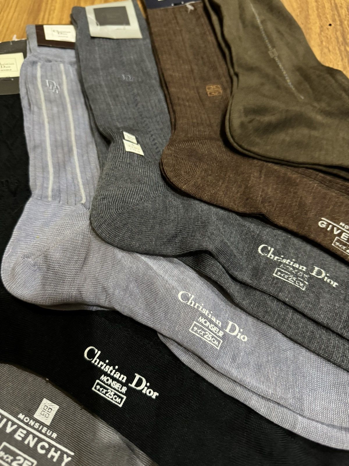 Christian Dior Monsieur × Designer VARIOUS DESIGNER SOCKS NEW Size ONE SIZE - 4 Thumbnail