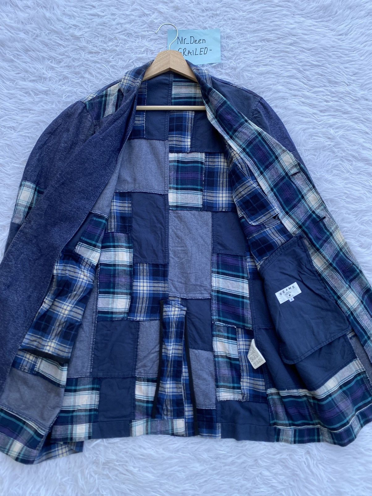Beams Plus Vintage BEAMS Checkered Jacket Size US L / EU 52-54 / 3 - 7 Thumbnail
