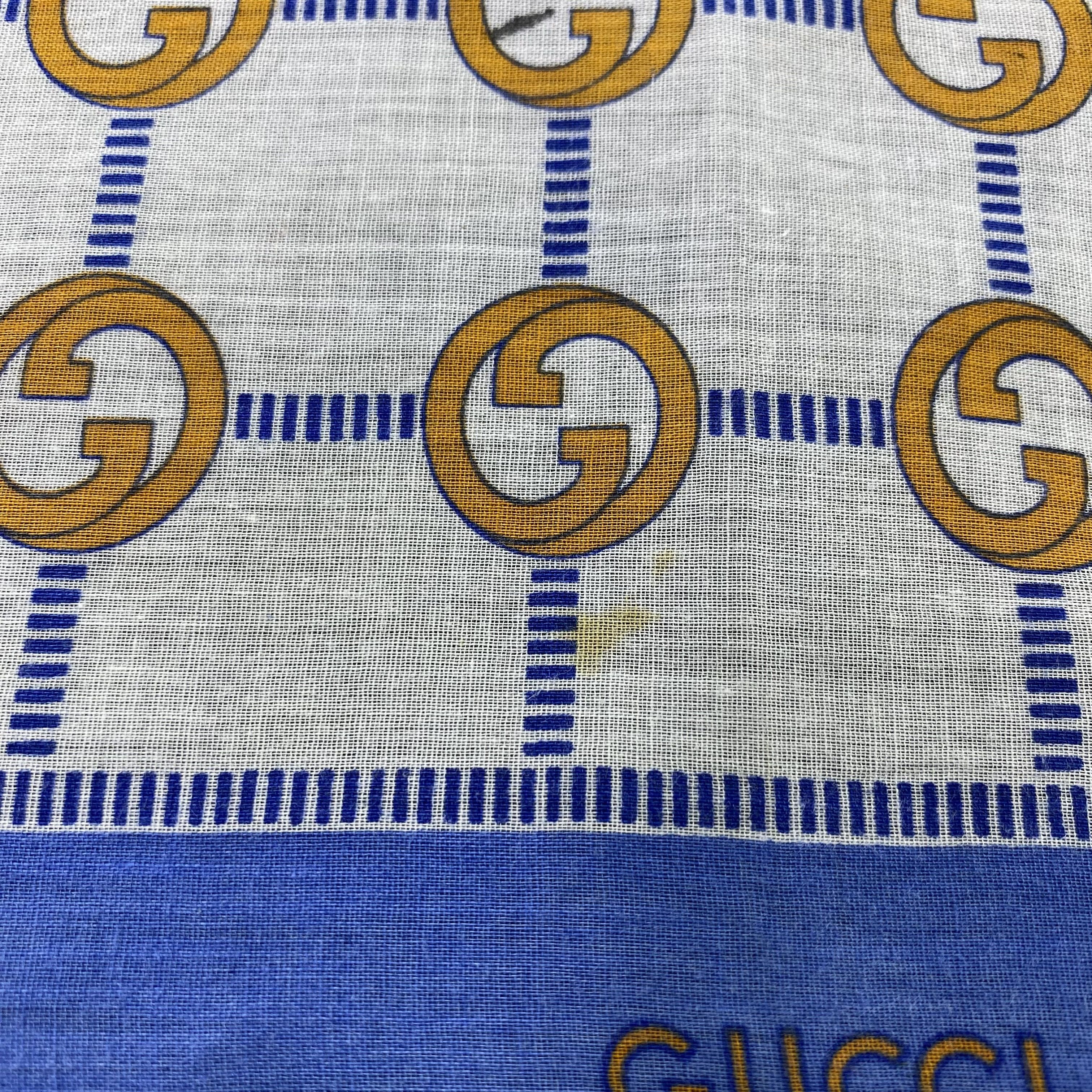 Vintage Gucci Handkerchief Neckerchief Bandana-B1830 Size ONE SIZE - 8 Thumbnail