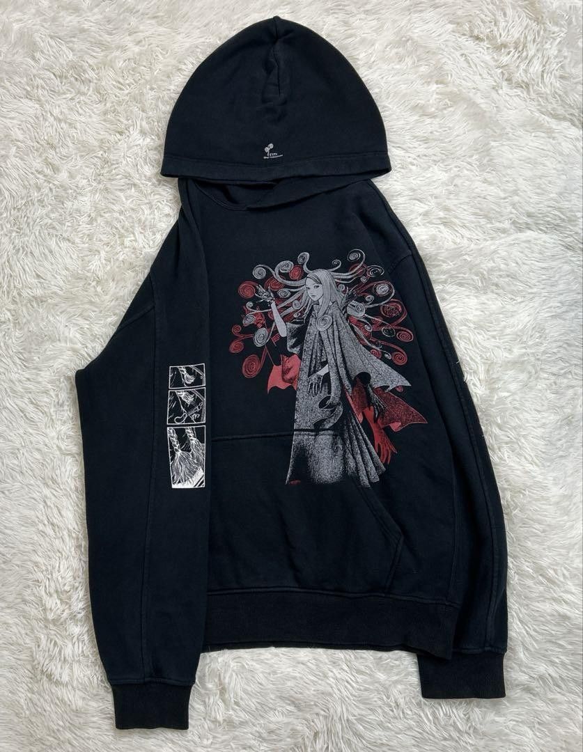 トップス S'YTE junji ito UZUMAKI kirie HOODIE 4 Yohji Yamamoto Yohji Yamamoto S'YTE junji ito UZUMAKI kirie HOODIE