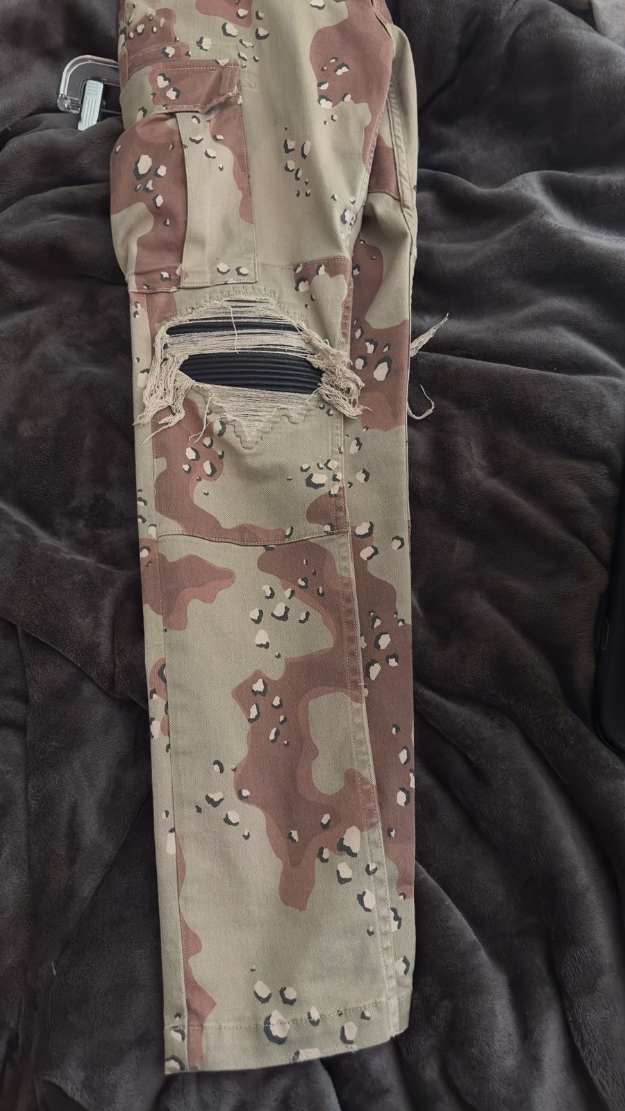 Amiri Amiri MX1 Beige Desert Camo Cargo Jeans size 29 Size US 29 - 10 Thumbnail