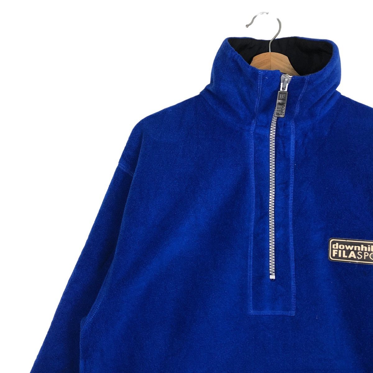 Japanese Brand 🔥Vintage Fleece Jacket Downhill Fila Sport High Collar Size US S / EU 44-46 / 1 - 7 Thumbnail