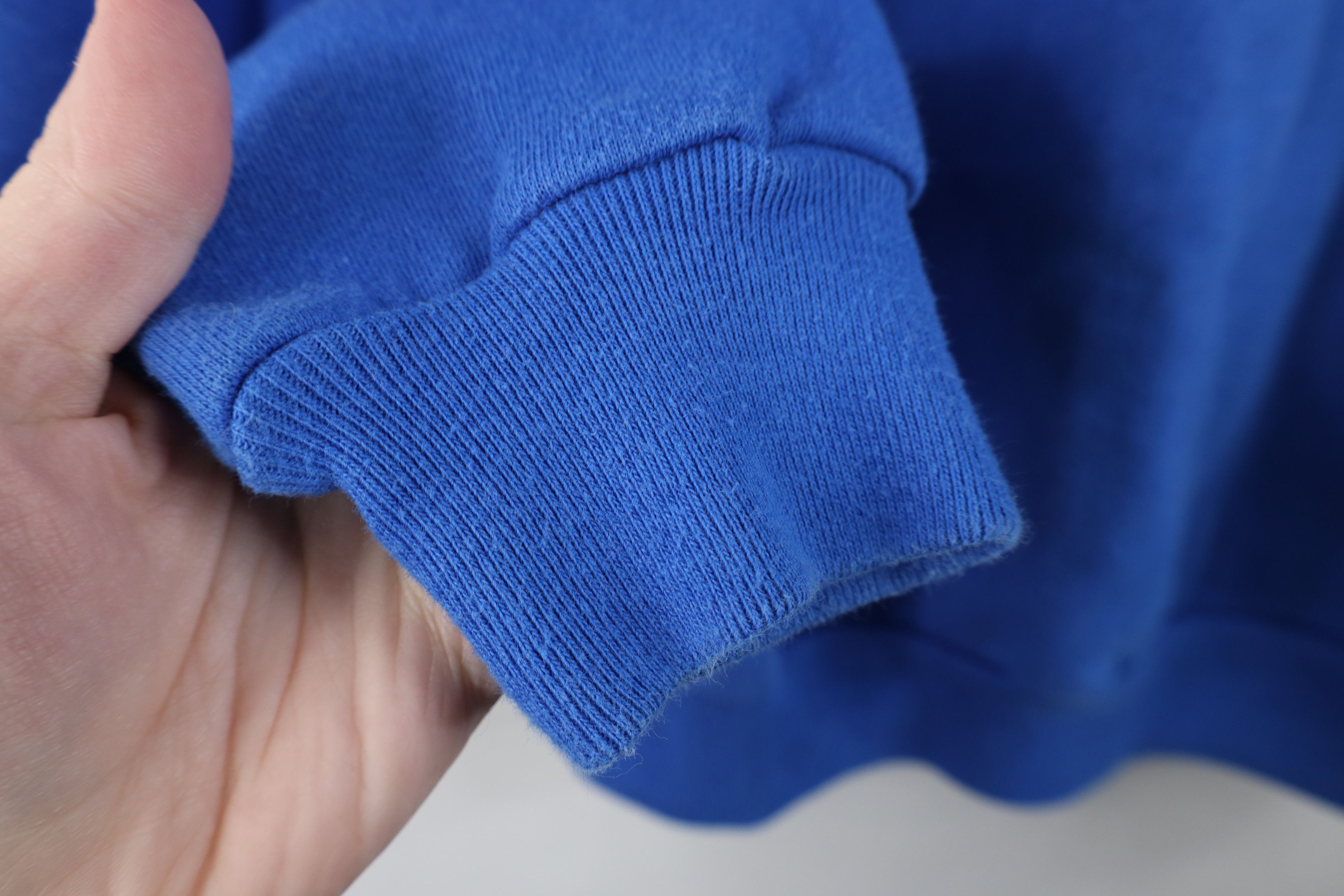 Vintage Vintage 90s Christmas Santa Claus Layered Sweatshirt Blue Size L / US 10 / IT 46 - 7 Thumbnail