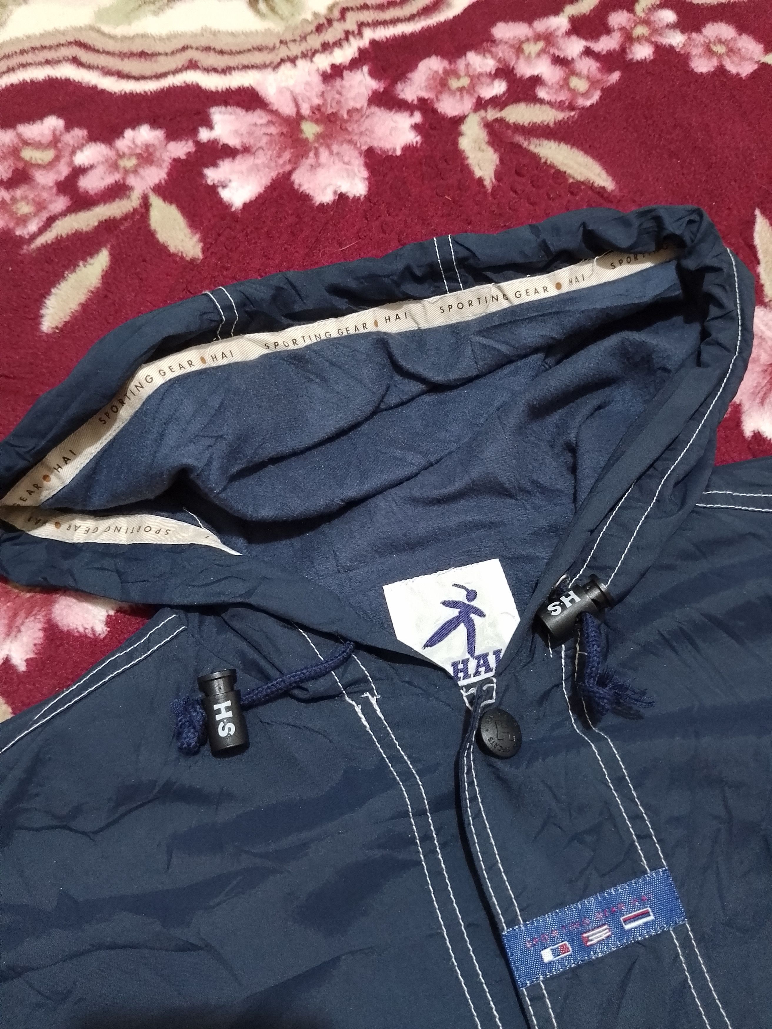 Hai Sporting Gear × Issey Miyake × Vintage Vintage Hai Sporting Gear Big Pocket Nylon Jacket Size US M / EU 48-50 / 2 - 3 Thumbnail