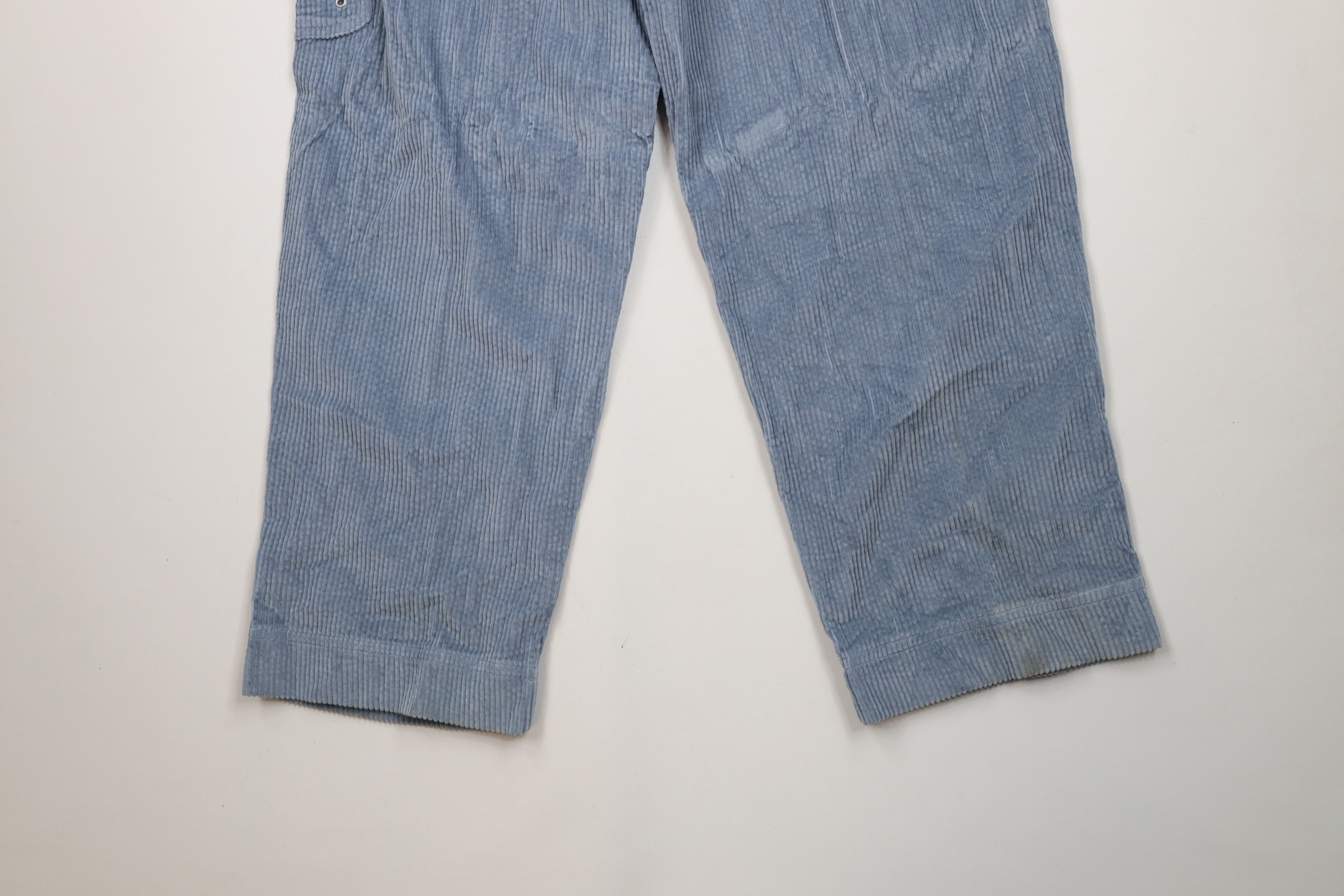 Vintage Deadstock Vintage 90s Streetwear Wide Leg Corduroy Pants Size 28" / US 6 / IT 42 - 15 Thumbnail