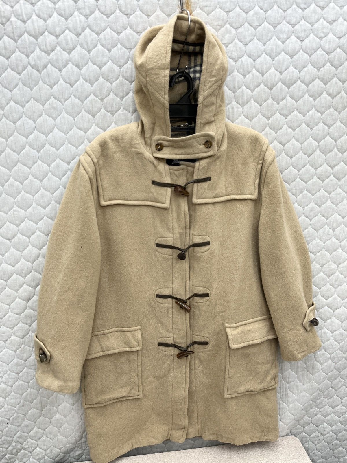 Burberry 🔥🔥🔥STEALS BURBERRY LONDON NOVA CHECK DUFFLE COAT Size US M / EU 48-50 / 2 - 3 Thumbnail