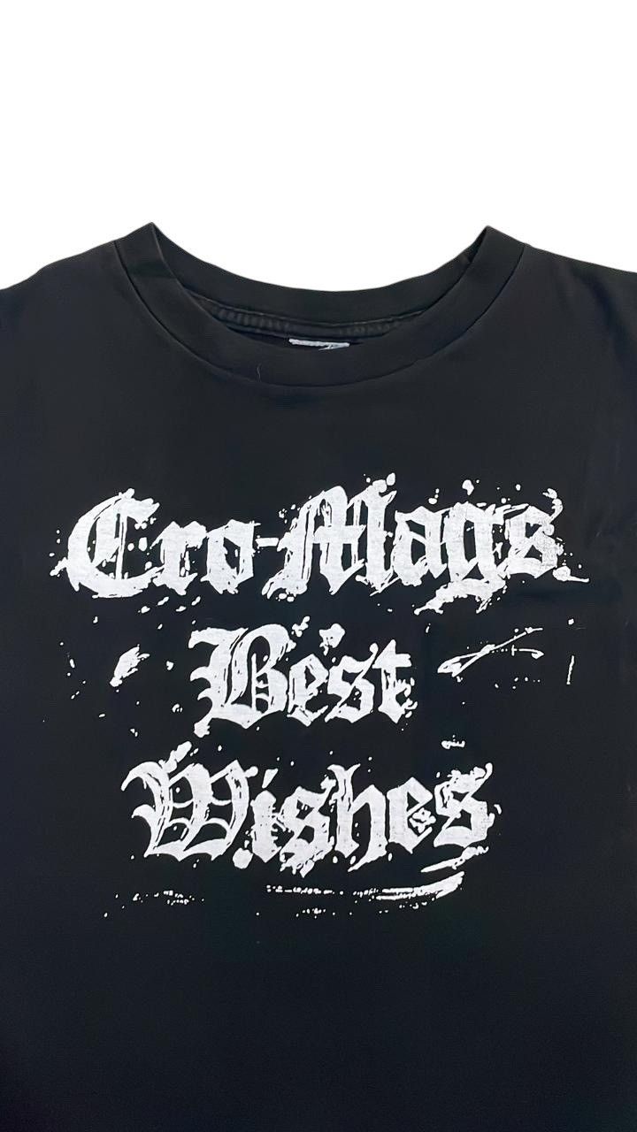 Band Tees Vintage RARE 80s Cro-Mags Best Wishes 1989 NY hardcore tee Size US XL / EU 56 / 4 - 3 Thumbnail