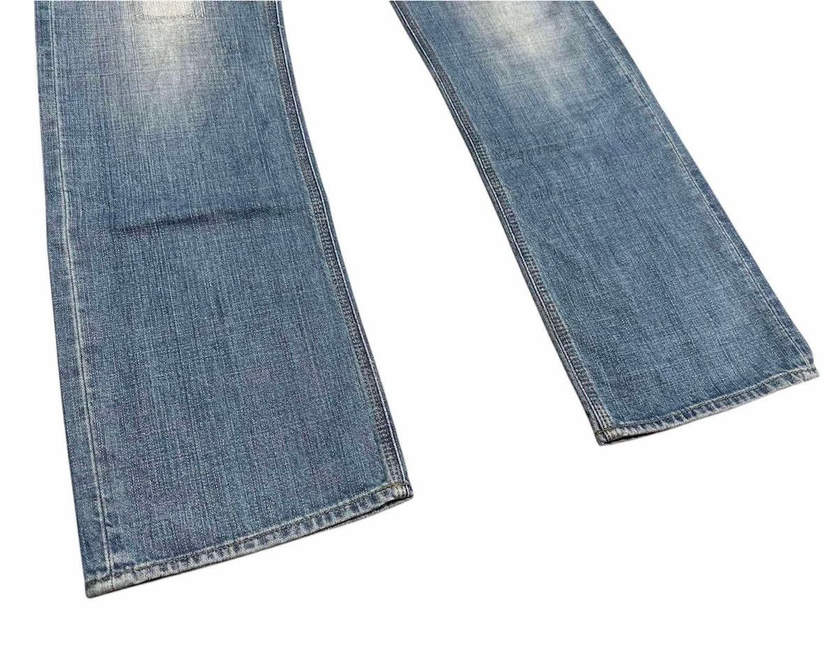 GAS × If Six Was Nine × Japanese Brand 🔥Sick Y2K Gas Jeans Light Wash Flared Denim Faded Size US 30 / EU 46 - 3 Thumbnail