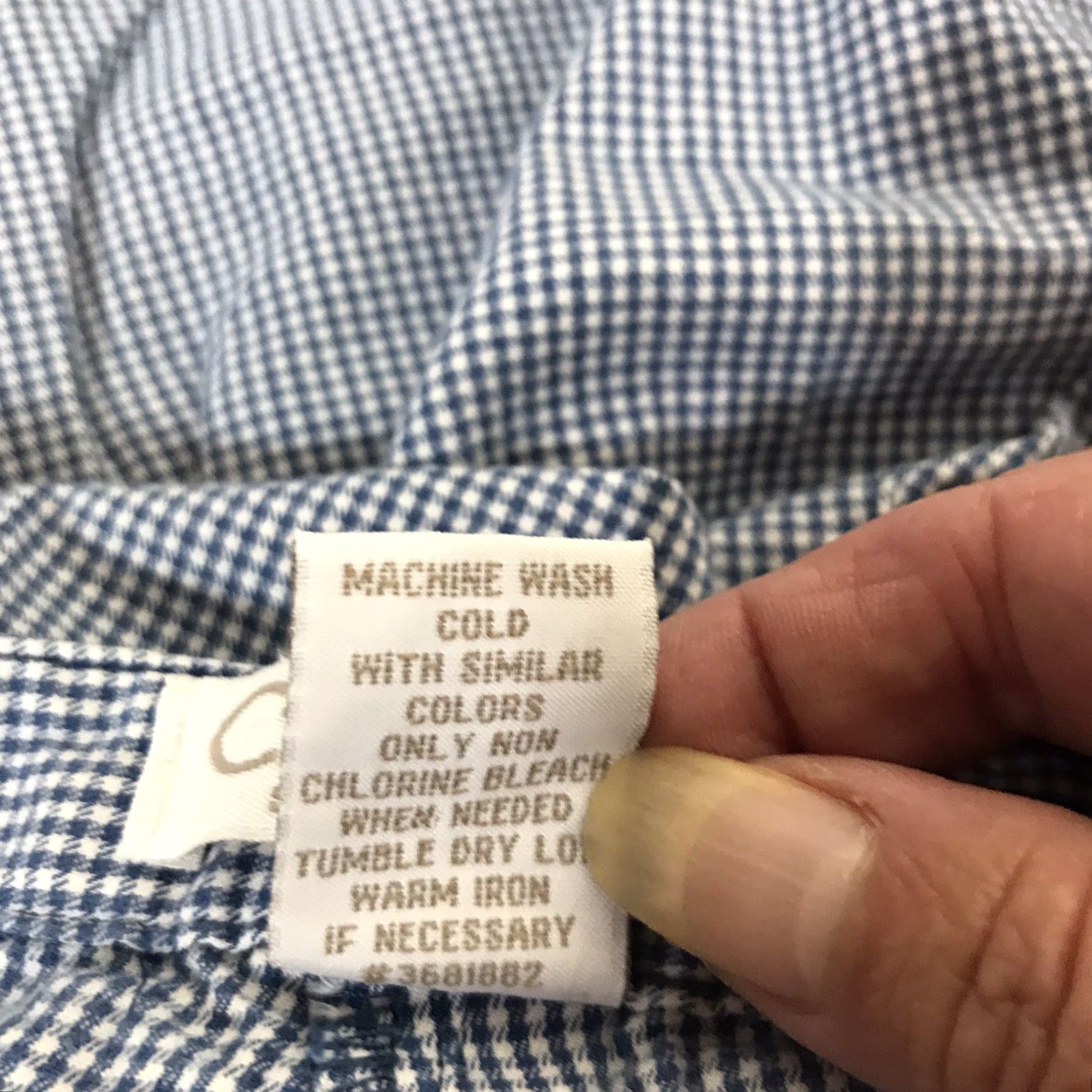 Cherokee Cherokee Capri Pants Womens Size 12 Blue White Check Stretch Comfort Size ONE SIZE - 4 Thumbnail