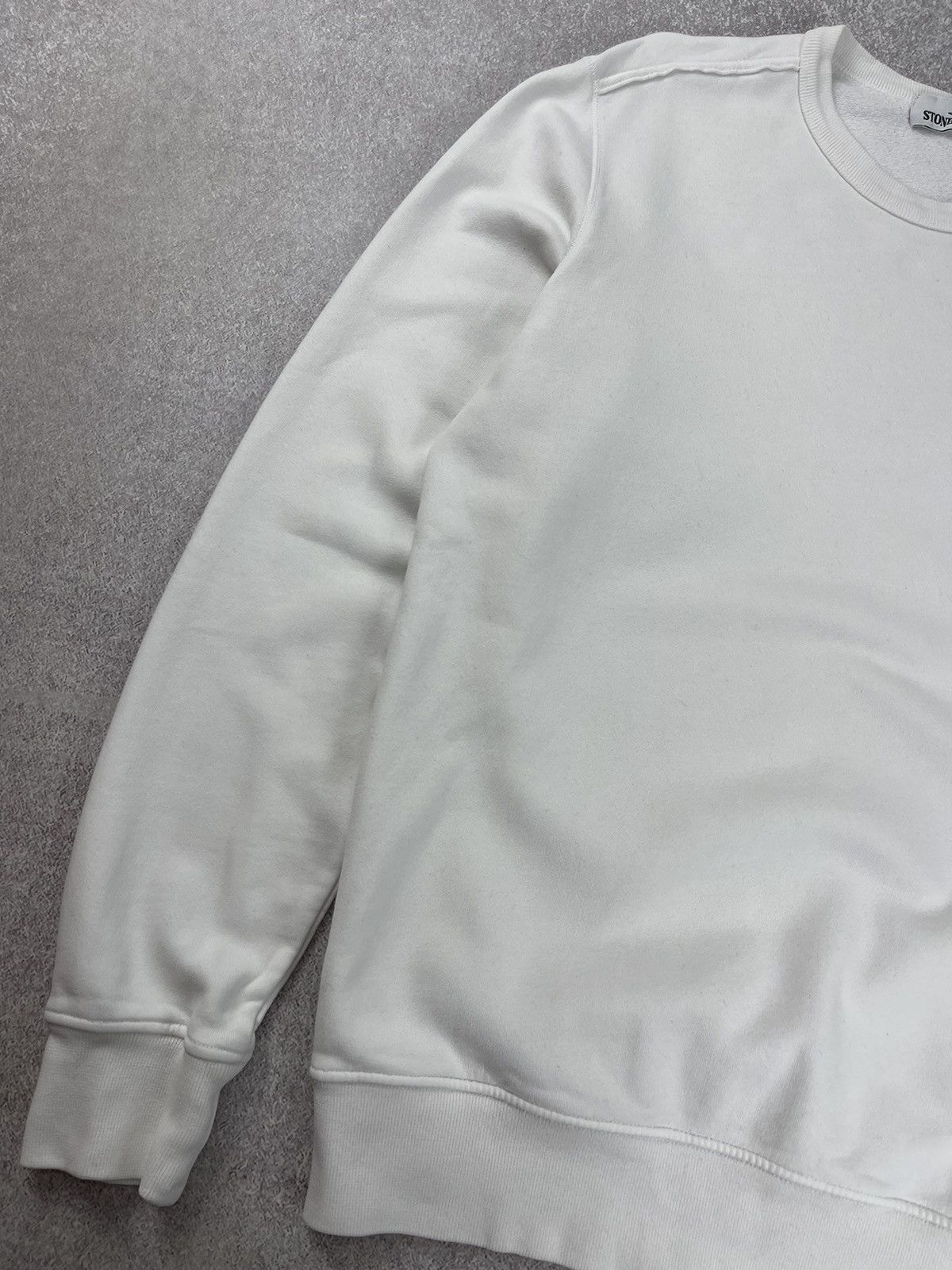 Stone Island Stone Island Crewneck Sweatshirt White Size M Size US M / EU 48-50 / 2 - 3 Thumbnail