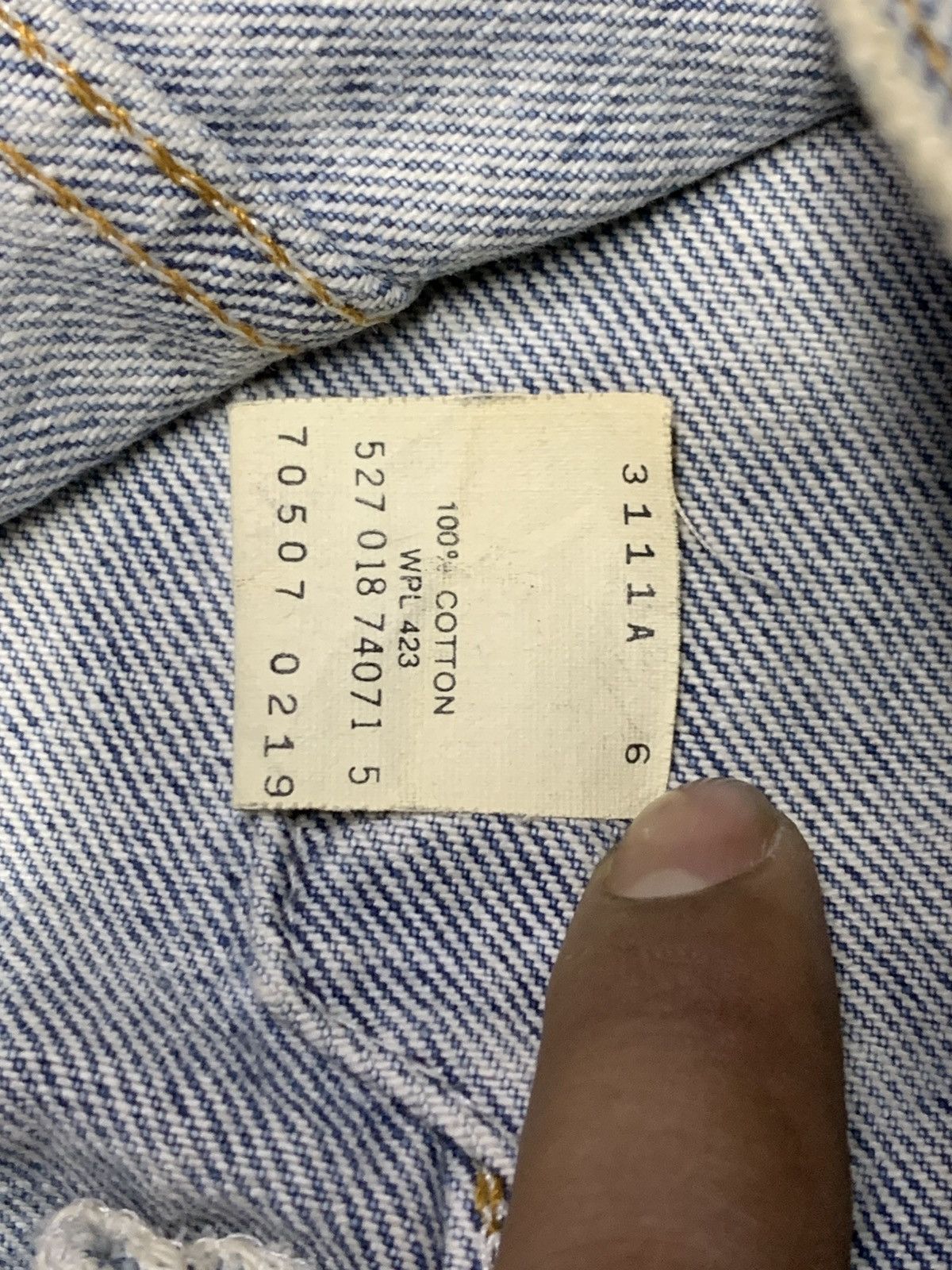Levi's × Levi's Vintage Clothing × Vintage Vintage OG‼️Levis 70507 denim jacket made in usa Size US L / EU 52-54 / 3 - 19 Thumbnail