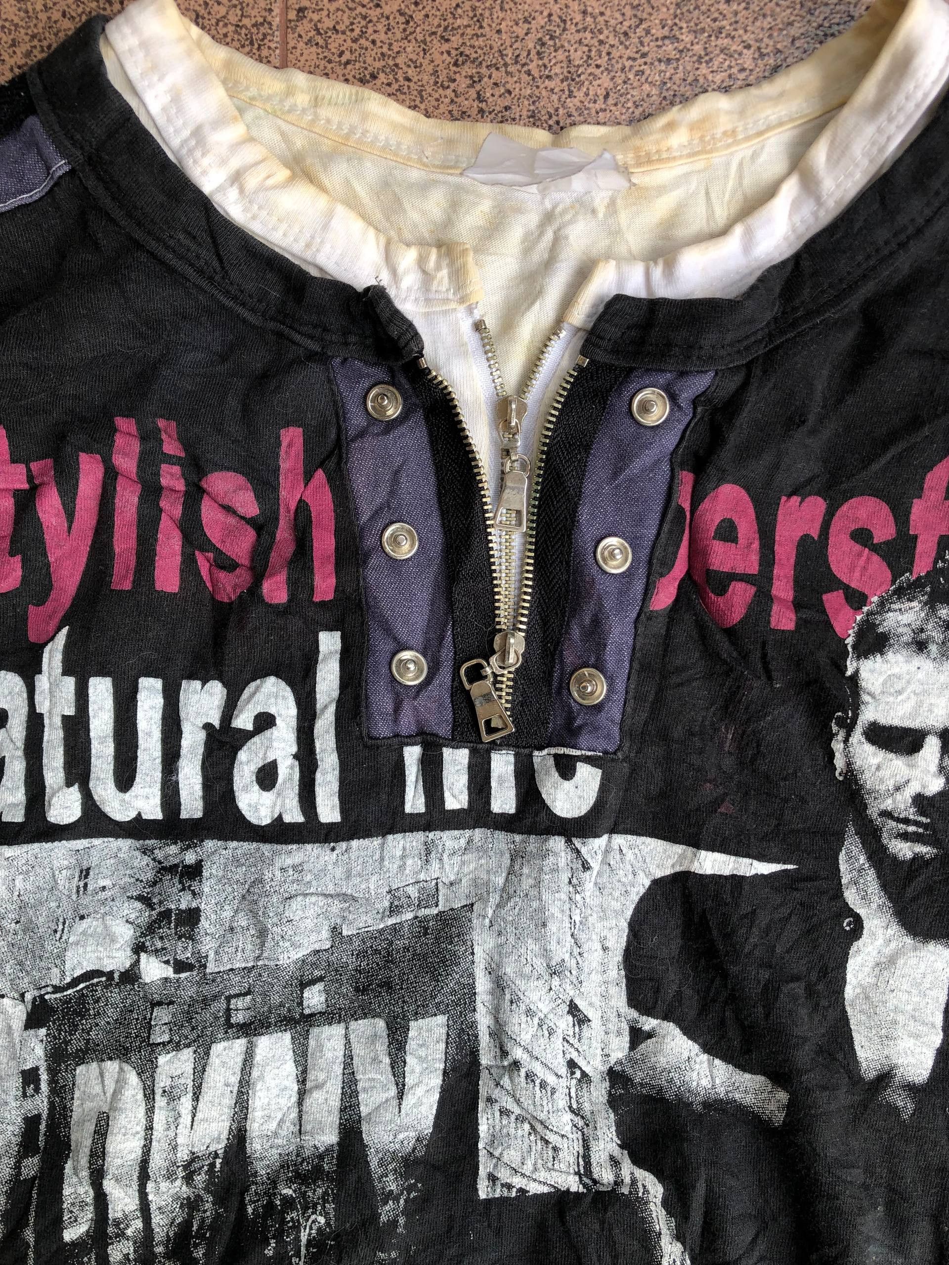 If Six Was Nine 2000s Poem Double Layer Japanese Zipper Size US L / EU 52-54 / 3 - 3 Thumbnail