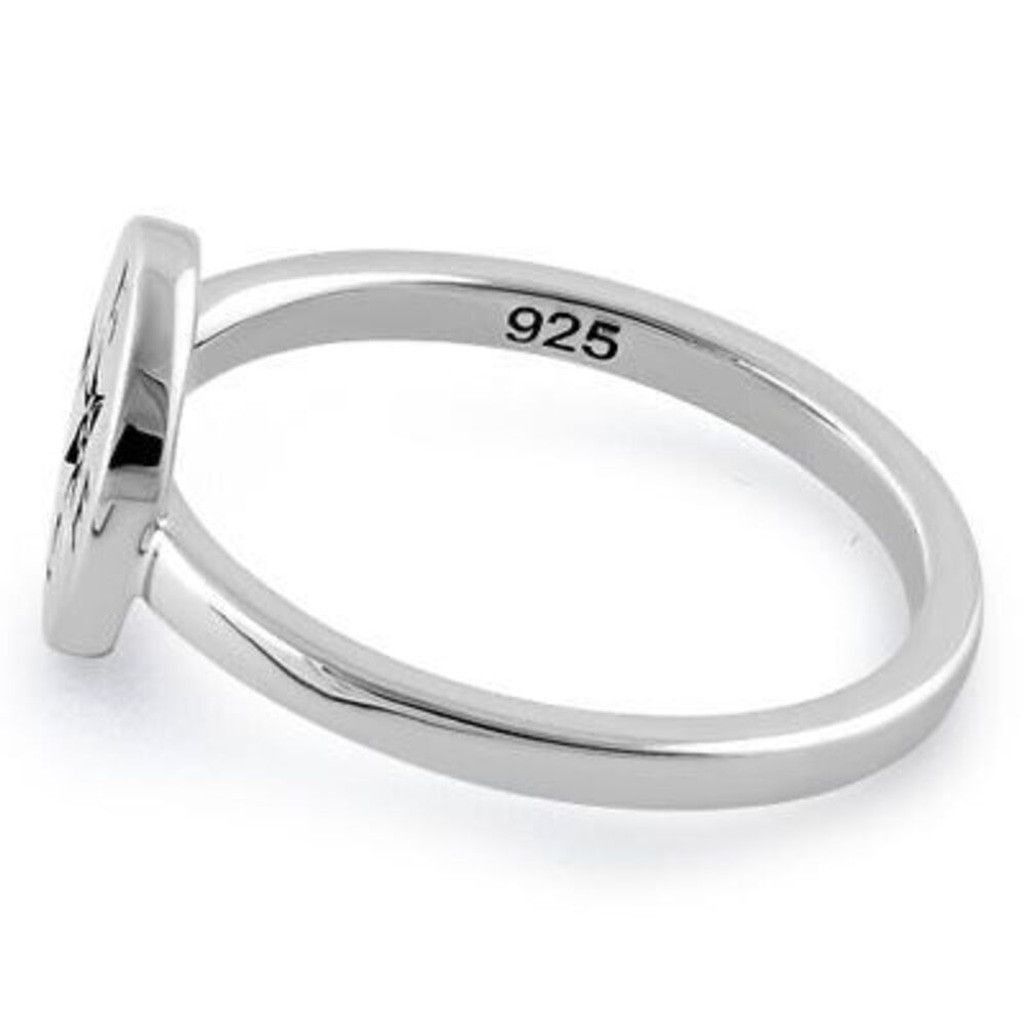 Other Sterling Silver Compass Ring Boho Casual Jewelry Size 9 Size ONE SIZE - 5 Thumbnail