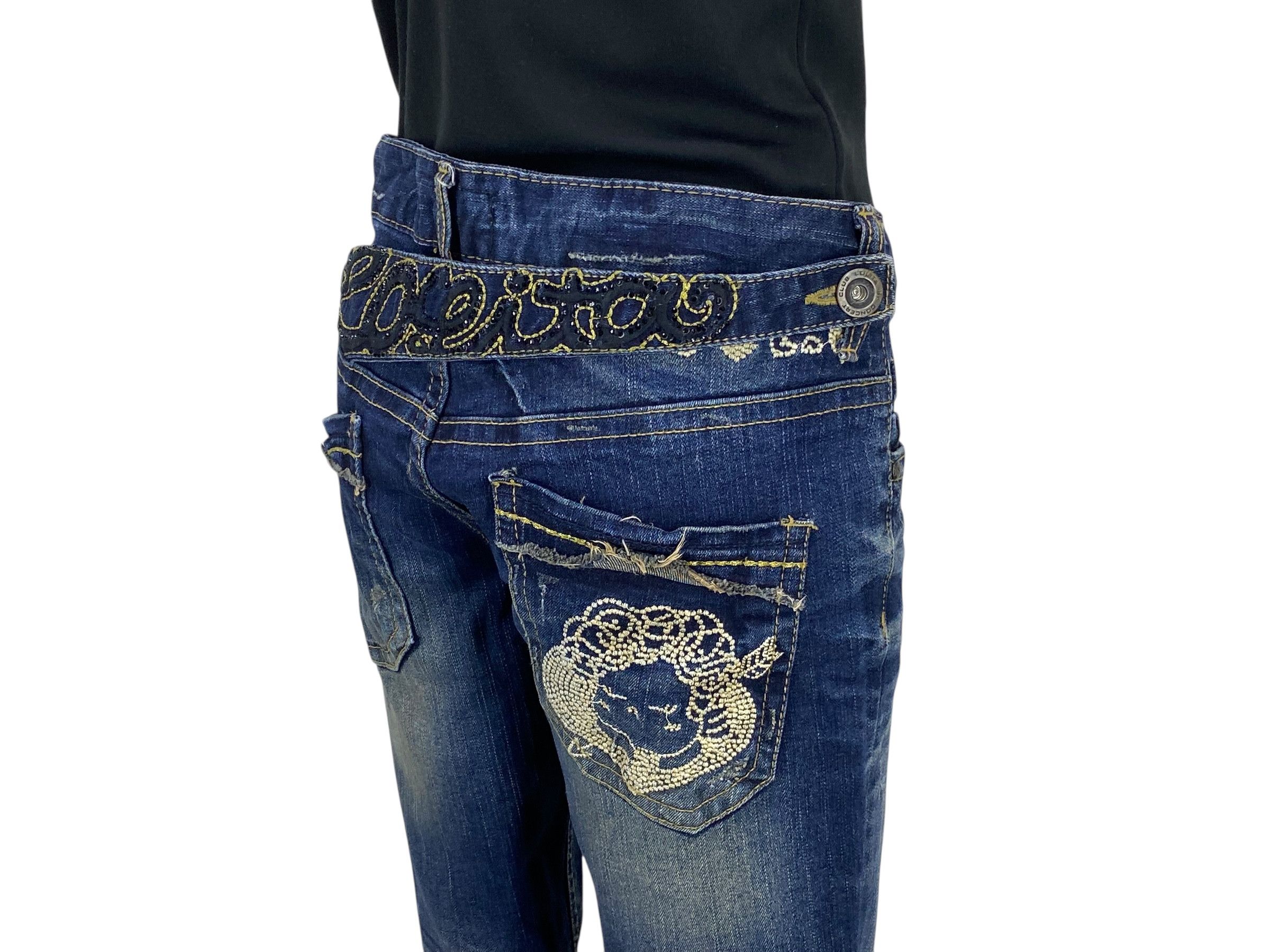 Japanese Brand Lolita Jeans Flare Jeans Size 30" / US 8 / IT 44 - 6 Thumbnail