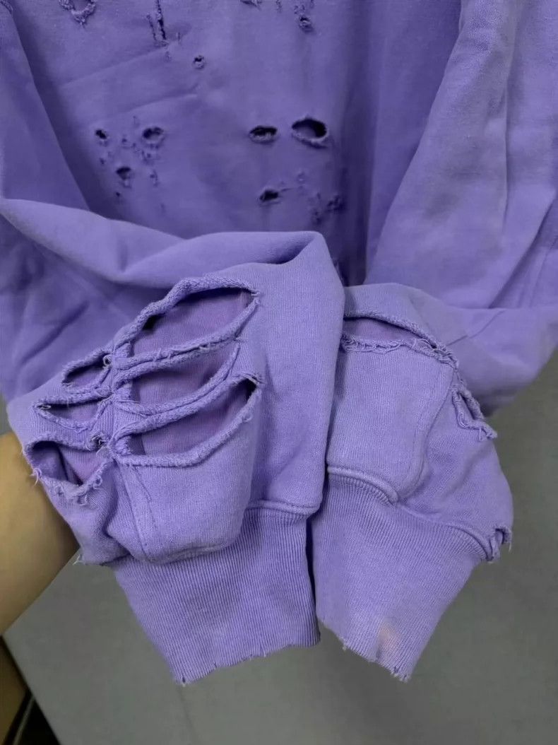 Balenciaga Balenciaga Purple Sabotage Hoodie Size US XS / EU 42 / 0 - 7 Thumbnail