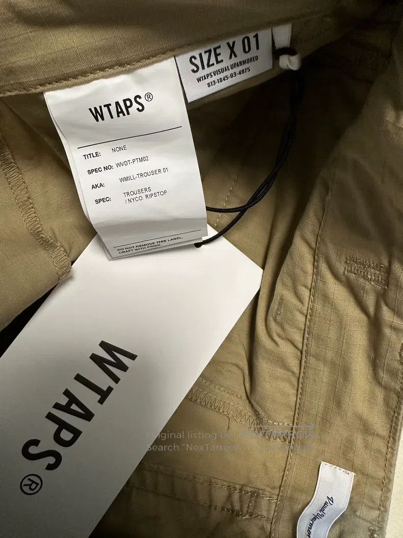 Wtaps Wtaps Kaki work pants Size US 39 - 3 Thumbnail