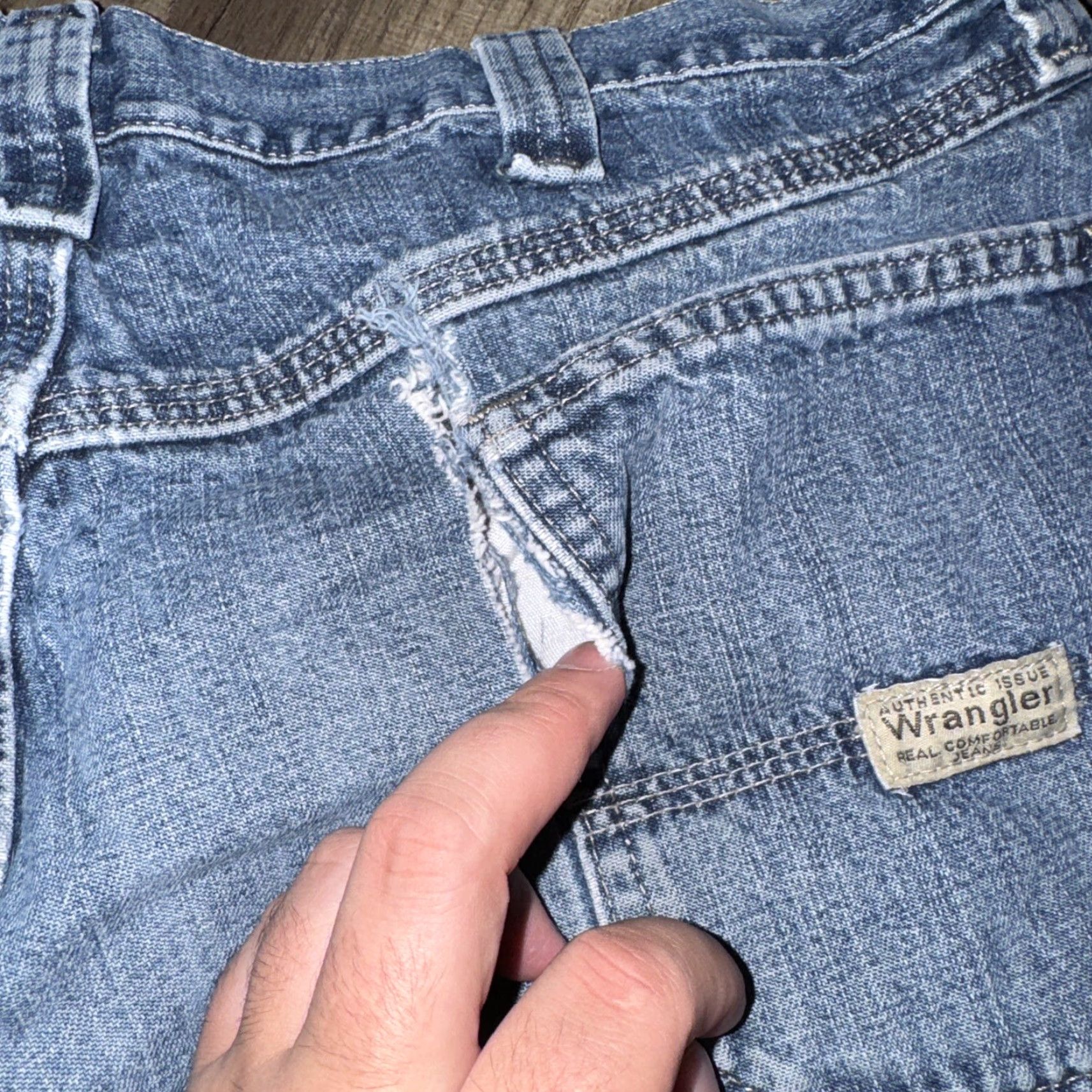 Wrangler VINTAGE Wrangler Jorts Bermuda Shorts Men 36 Blue Carpenter 90s Size US 36 / EU 52 - 5 Thumbnail