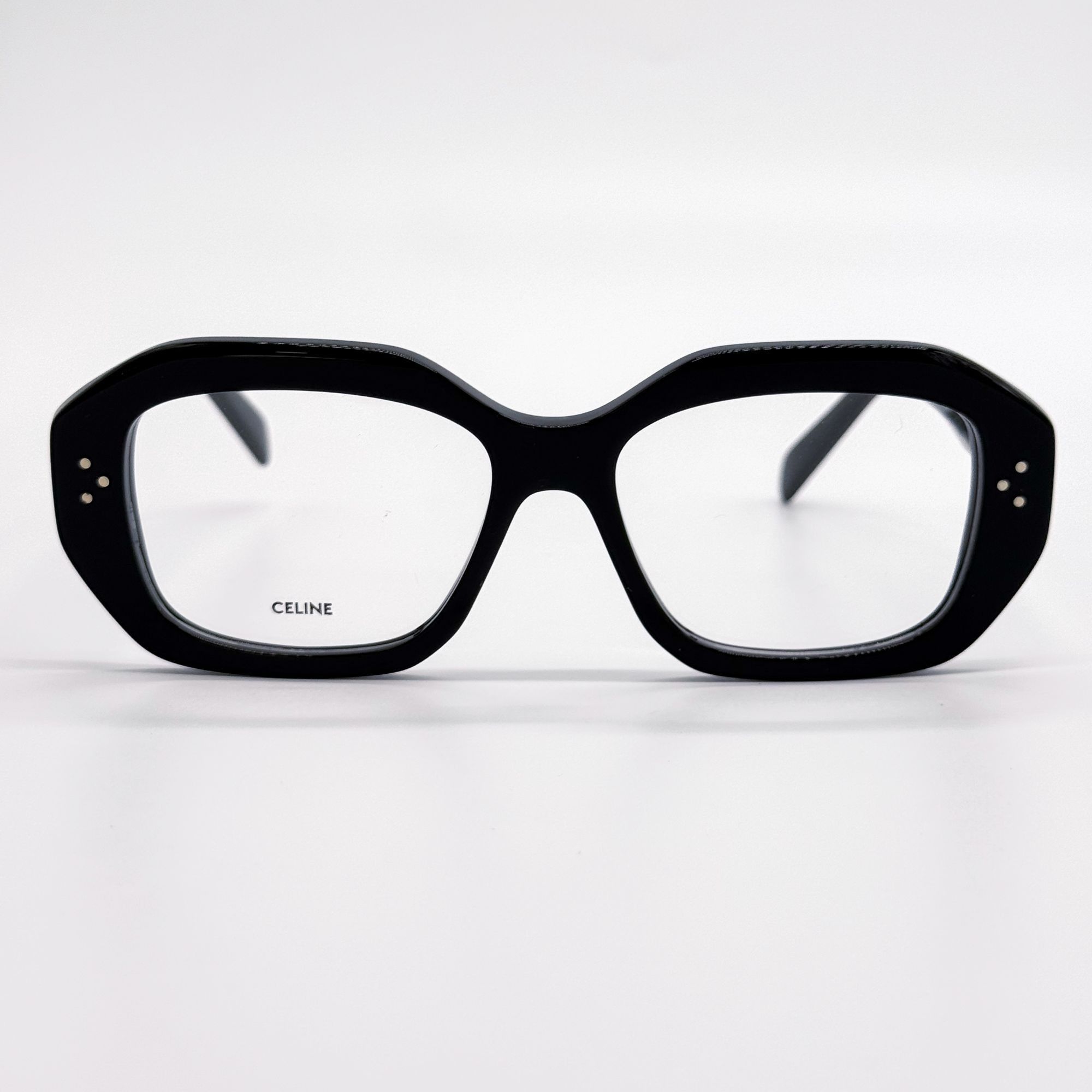 Celine NEW CL50156I 001, BLACK GEOMETRIC EYEGLASSES CELINE Size ONE SIZE - 3 Thumbnail