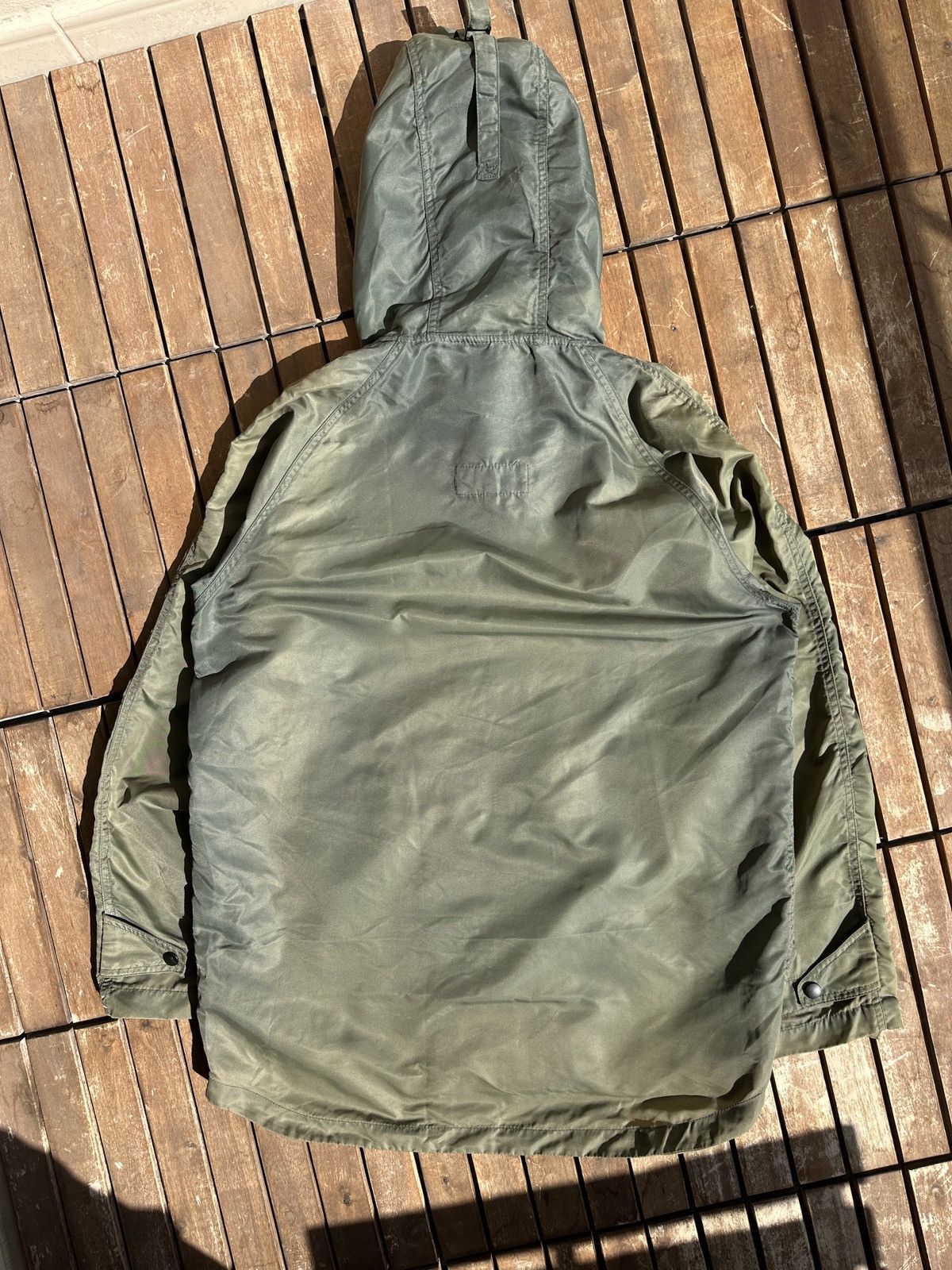 Schott Schott x BEAMS RAF Type Flight Jacket Olive Parka Size US M / EU 48-50 / 2 - 4 Thumbnail