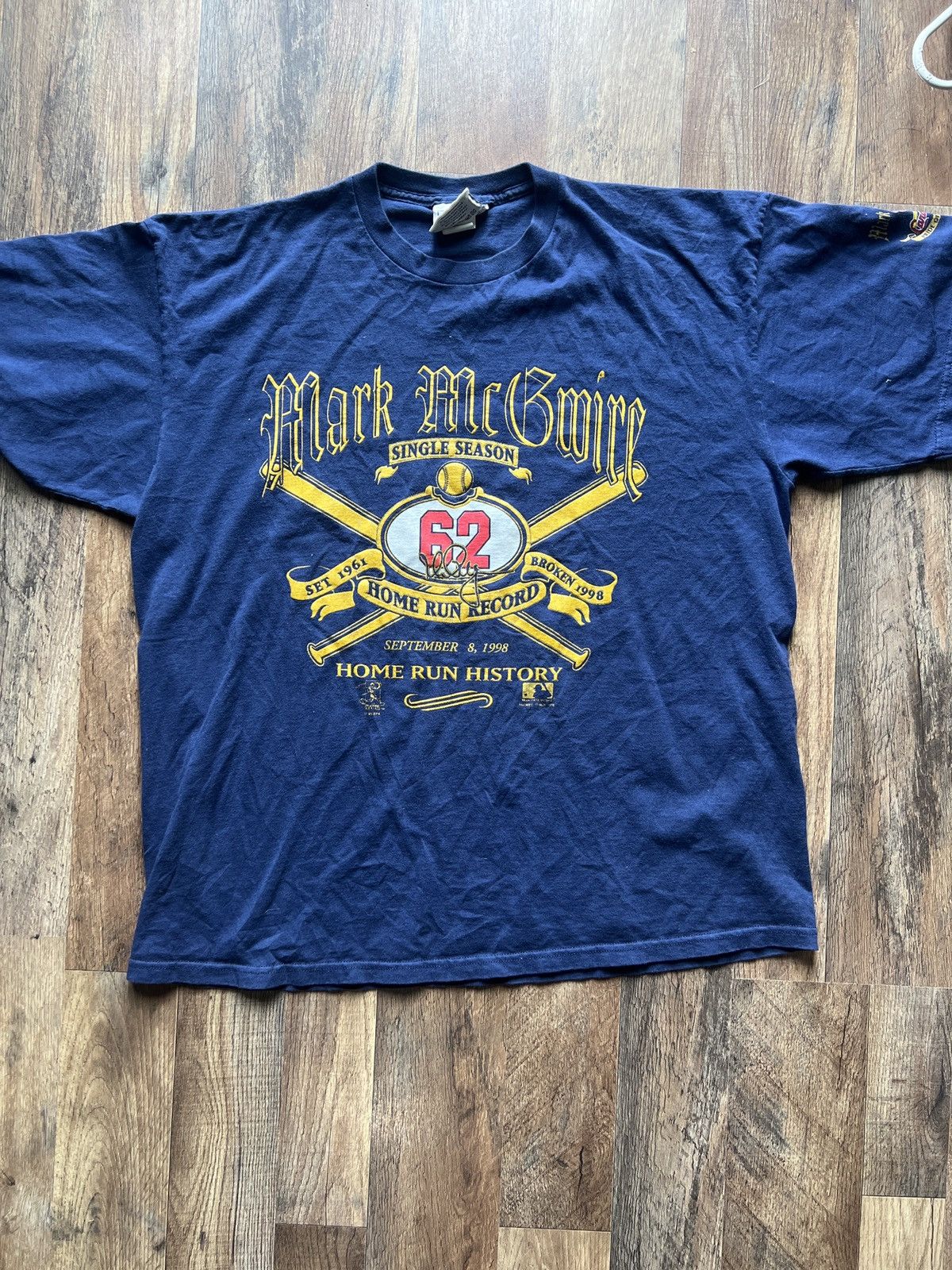 Lee Mark Mcguire Single Season Home run Record Size US L / EU 52-54 / 3 - 2 Thumbnail