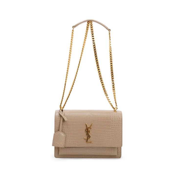 Saint Laurent Paris o1s1wg110125 442906 Size: OS / Medium Shoulder Bag in Beige Size ONE SIZE - 4 Thumbnail