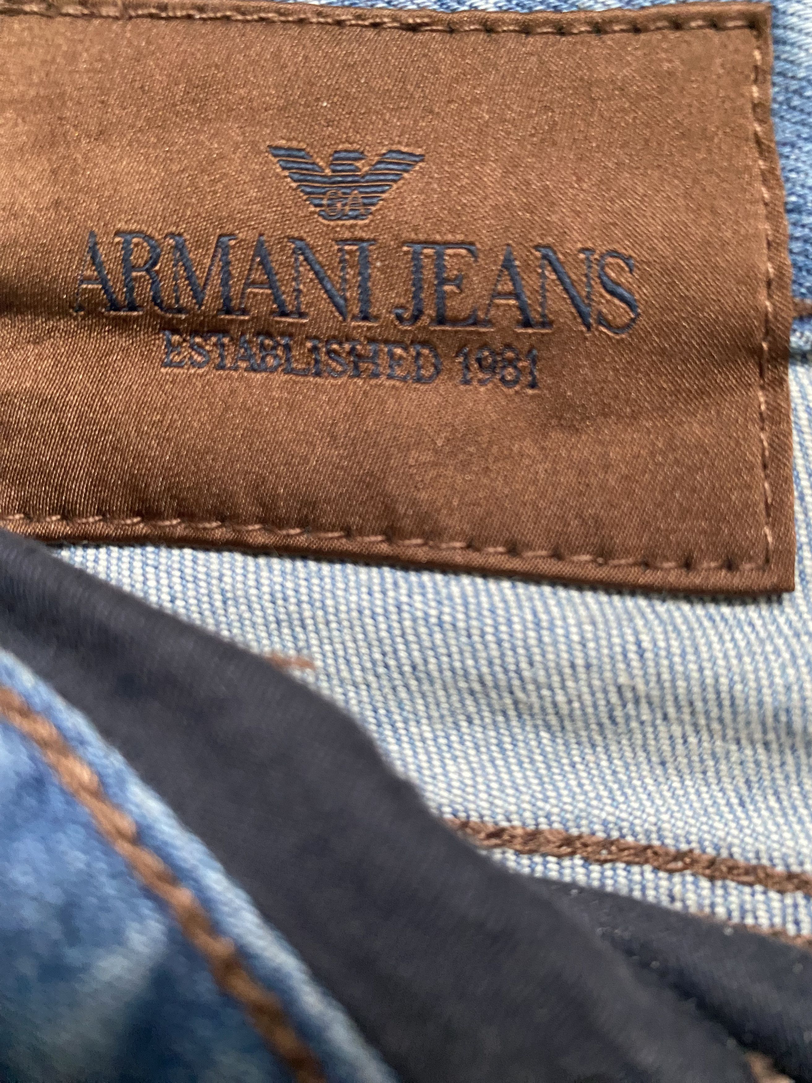 Armani × Emporio Armani × Giorgio Armani Armani Jeans Light Denim – Timeless Classic Size US 36 / EU 52 - 4 Thumbnail
