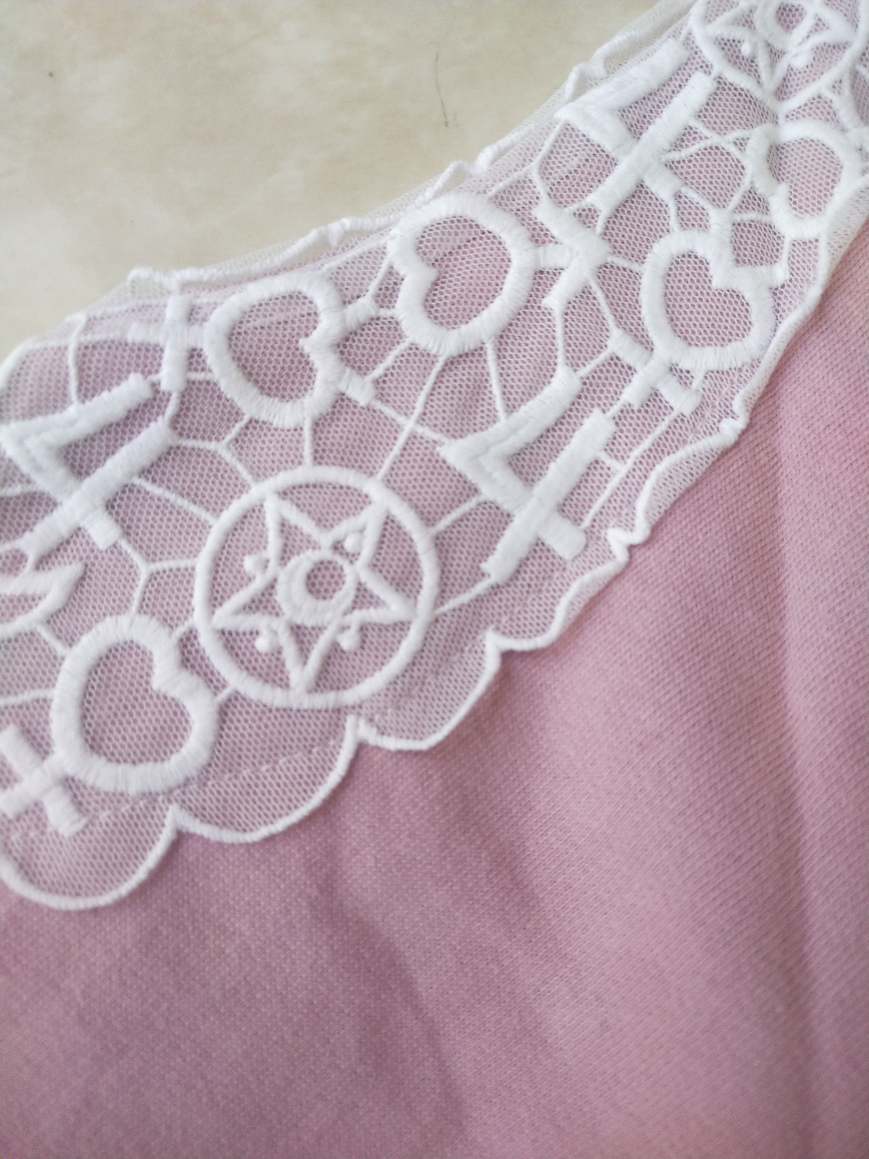 Anime Sailor Moon x GU Pink Lace Sweatshirt Size M / US 6-8 / IT 42-44 - 2 Thumbnail