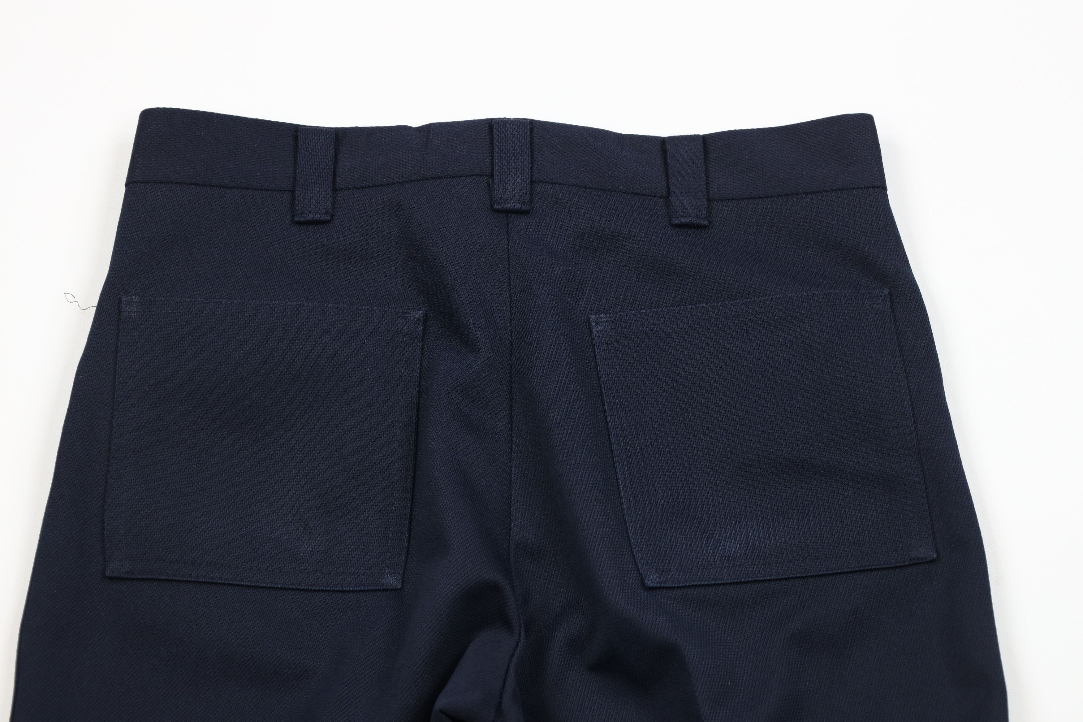 Levi's × Vintage Vintage 70s Levis Bell Bottoms Chino Pants Navy Blue USA Size US 32 / EU 48 - 8 Thumbnail