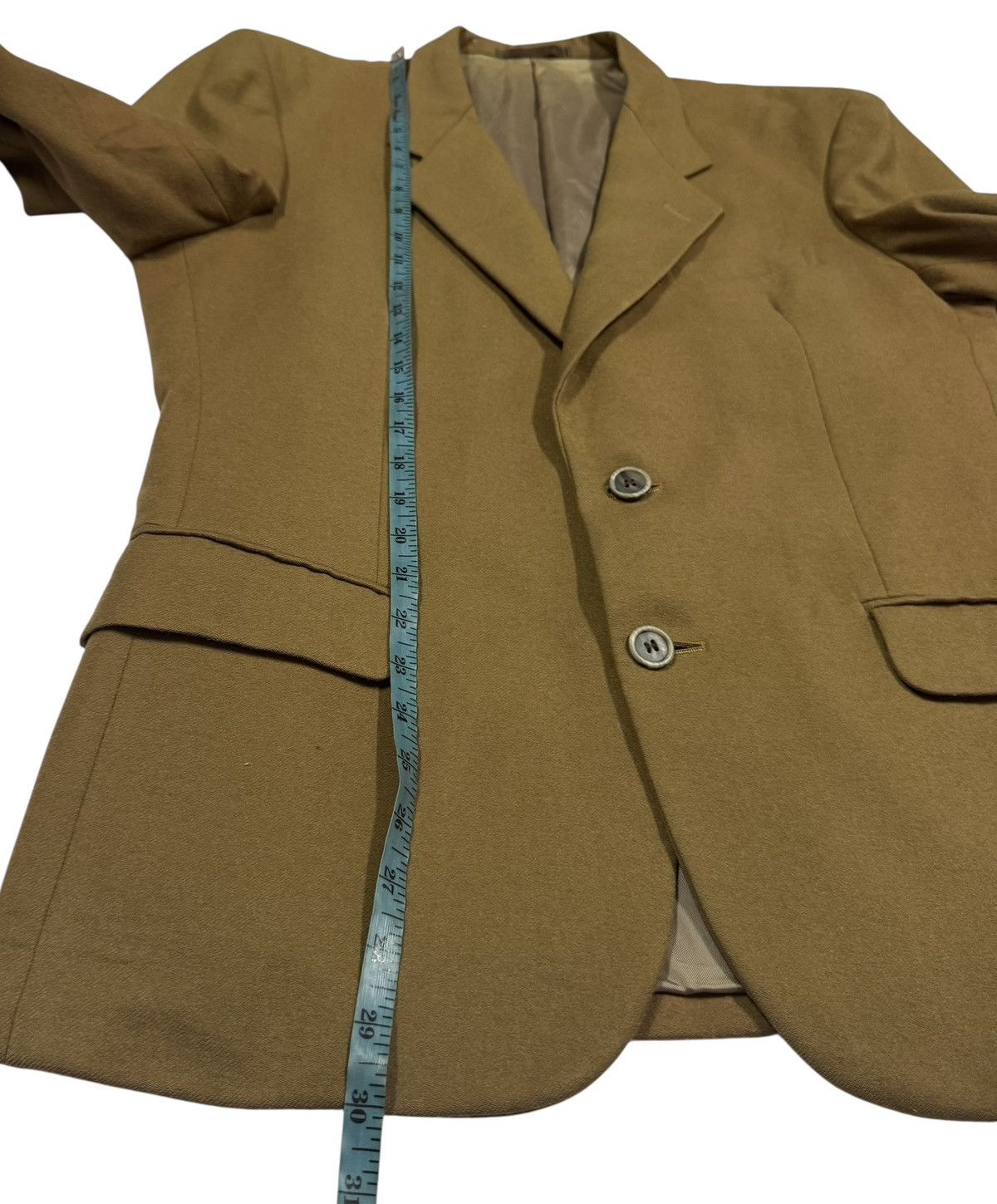 Paul Smith Vtg💥Paul Smith London Mustard Brown Mohair Casual Blazers Size 44R - 19 Thumbnail
