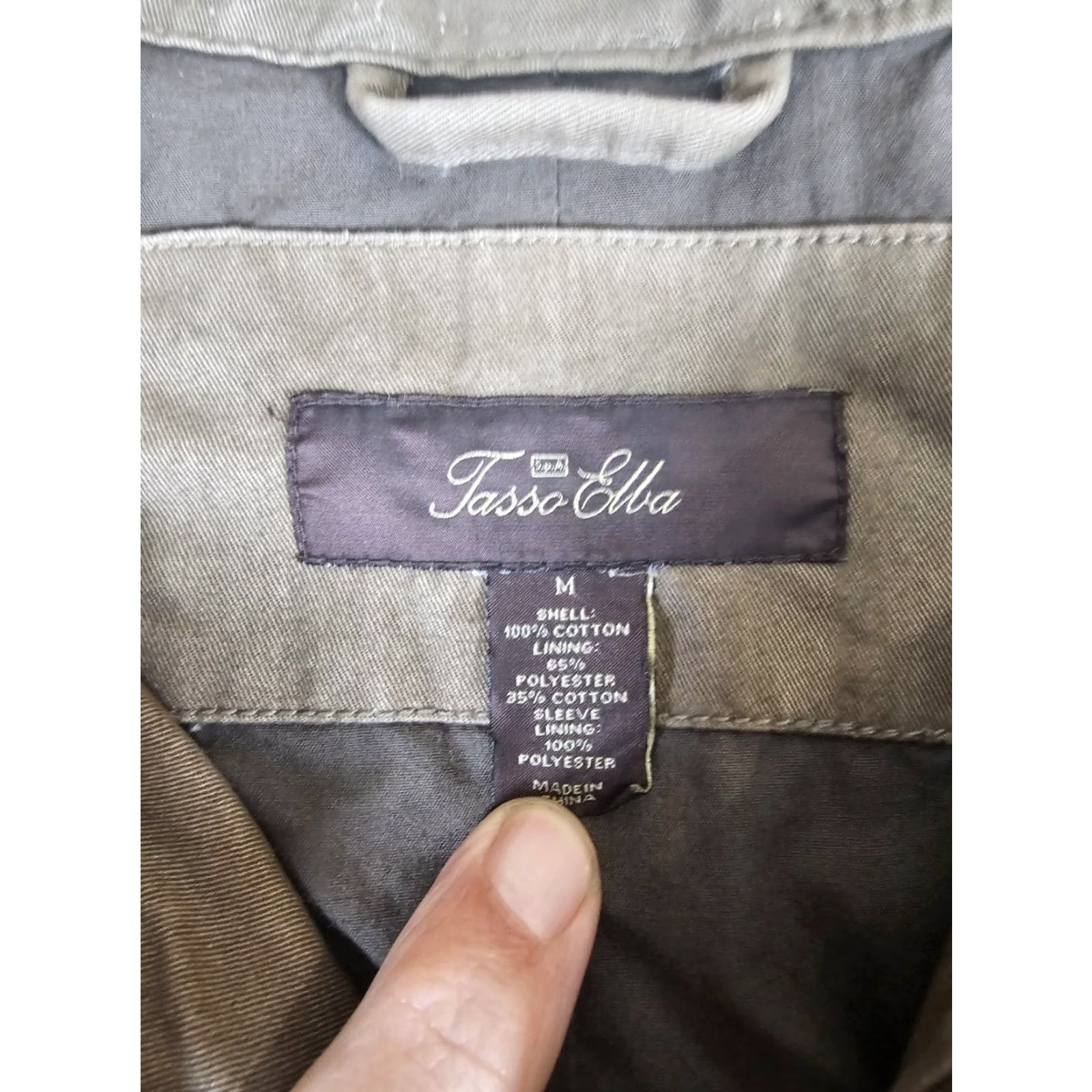 Tasso Elba VINTAGE has no Size US M / EU 48-50 / 2 - 4 Thumbnail
