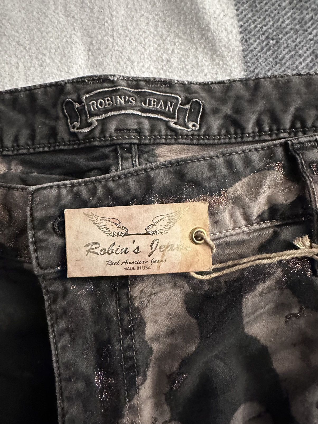 Robins Jeans MENS BIKER JEANS IN MATEO-BRONZE Size US 40 / EU 56 - 6 Thumbnail