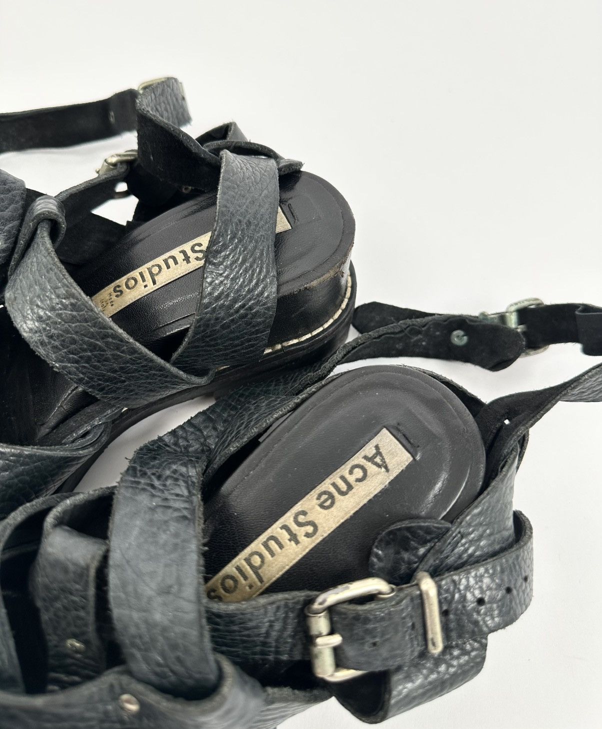 Acne Studios - Lenna Multiple Leather Strap Sandals