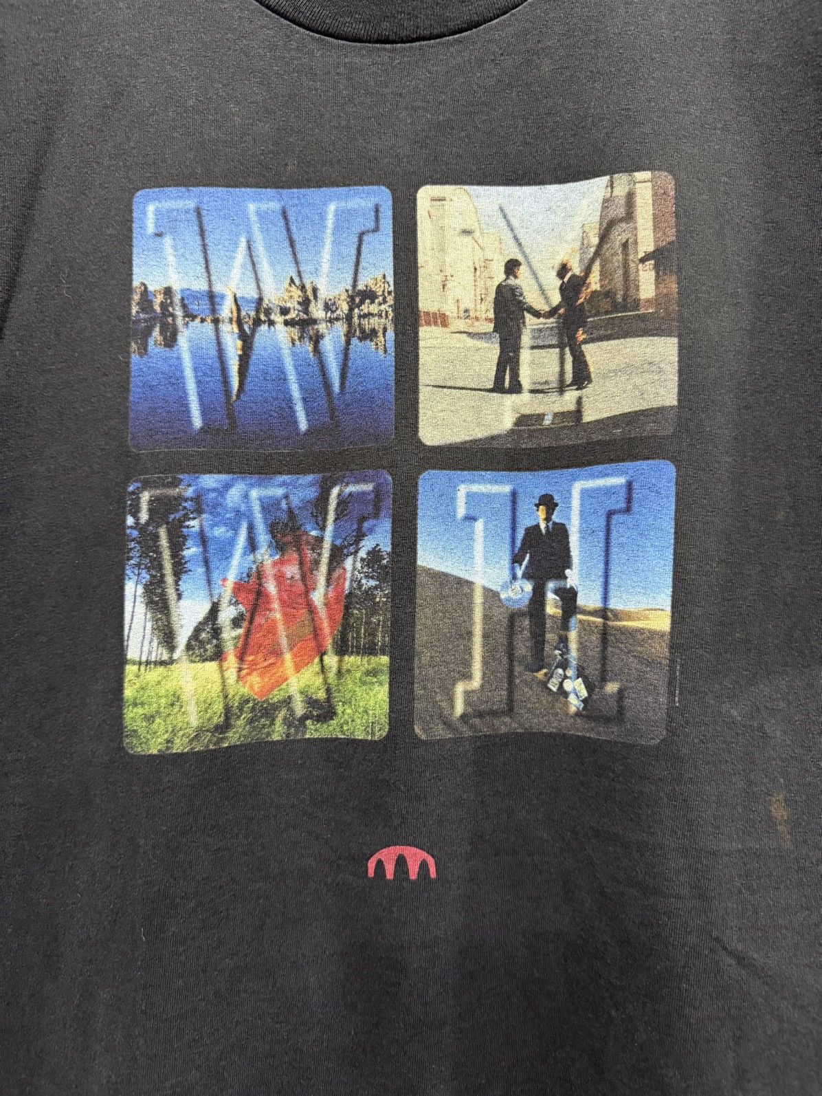 Band Tees × Vintage Vintage 90s Pink Floyd Wish You Were Here Faded Tee Size US XL / EU 56 / 4 - 3 Thumbnail