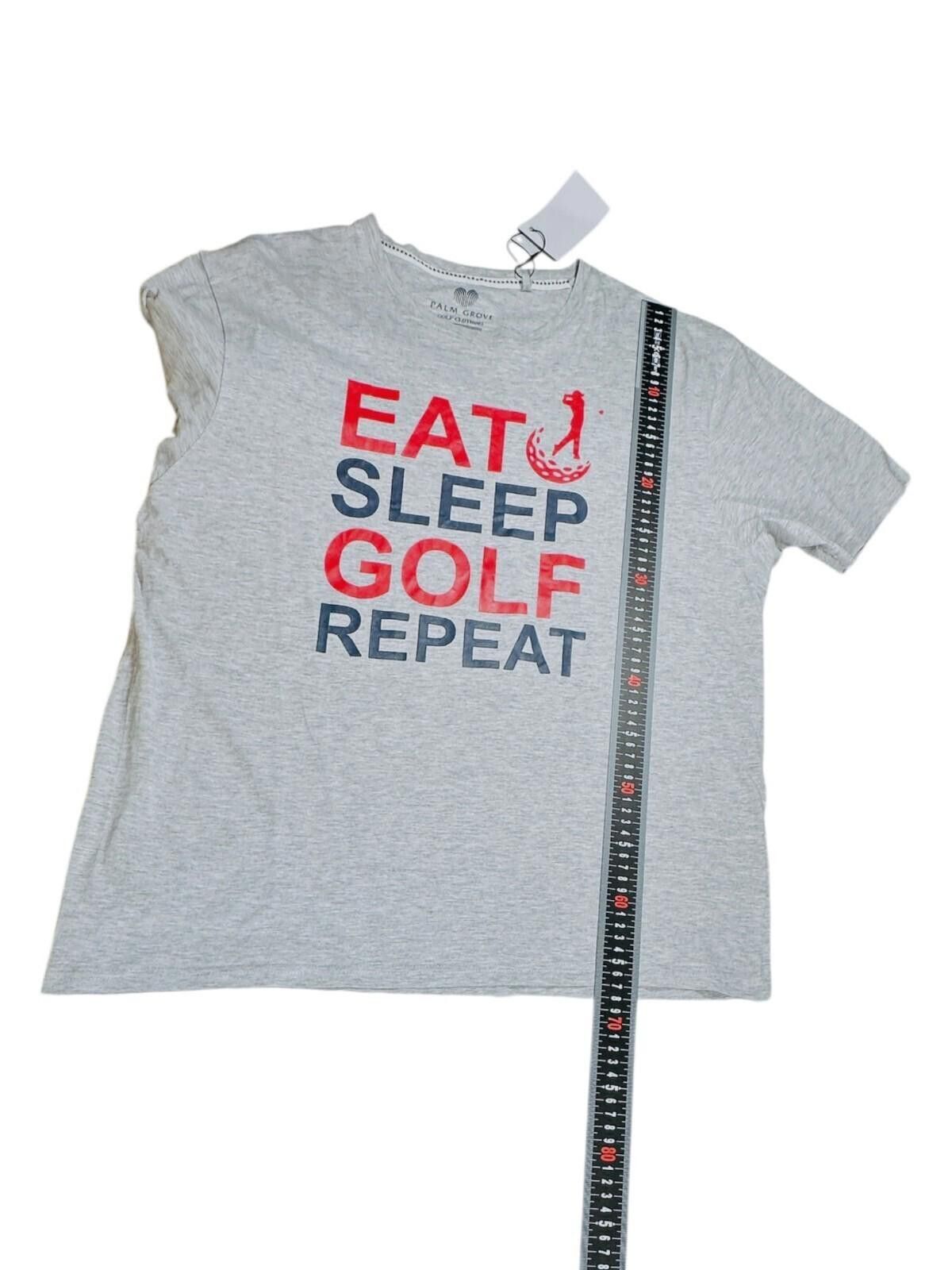 Other Palm Grove Golf T-Shirt Men's UK Size 2XL Grey Graphic Print Size US XXL / EU 58 / 5 - 7 Thumbnail
