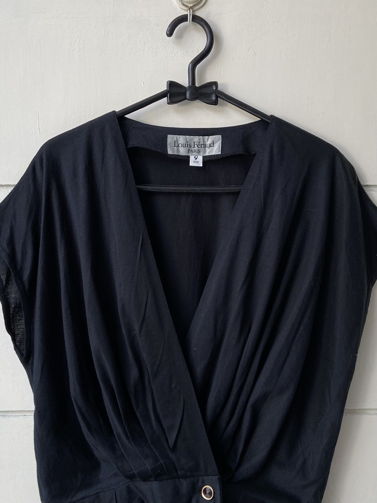 Louis Feraud LOUIS FERAUD Navy Blouse Size XS / US 0-2 / IT 36-38 - 2 Thumbnail