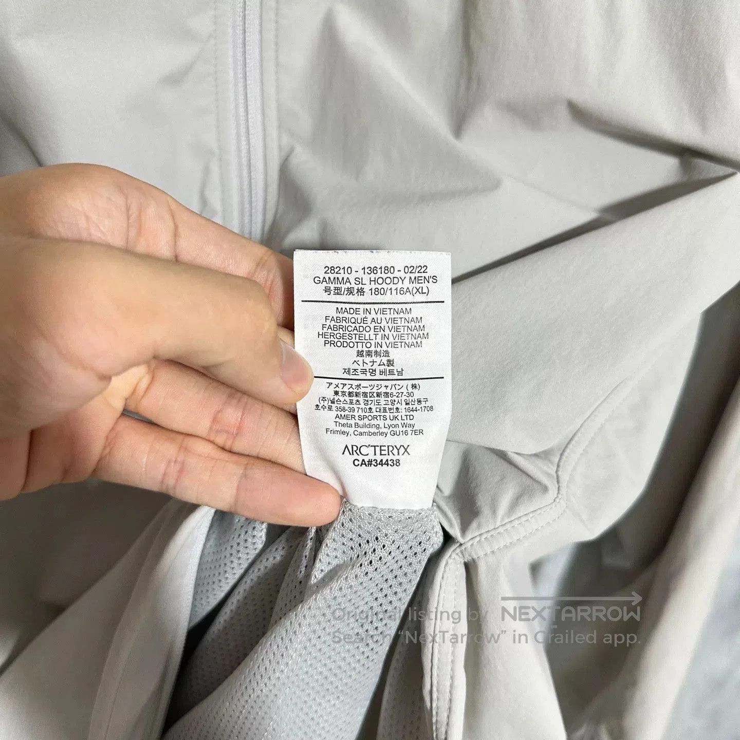 Arc'teryx arcteryx gamma sl hoody lightweight jacket. Size US XL / EU 56 / 4 - 5 Thumbnail