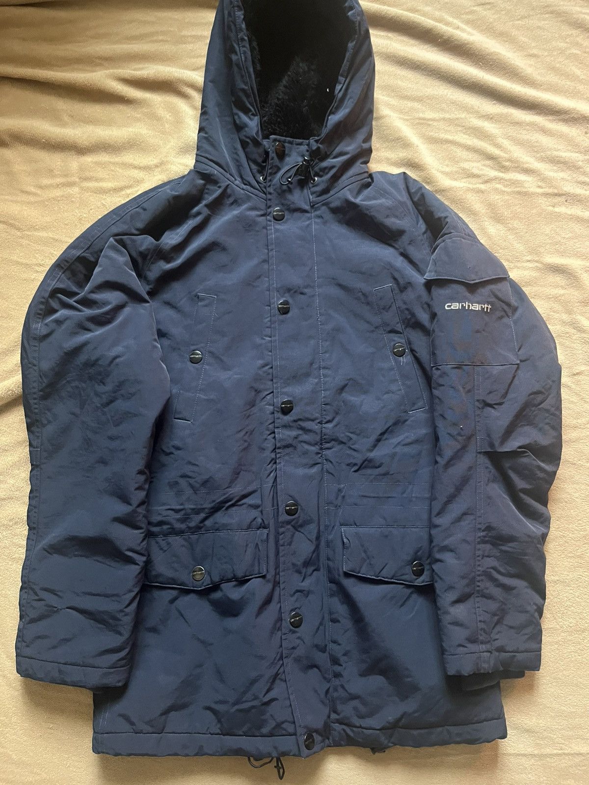 Carhartt Carhartt anchorage parka blu navy Size US M / EU 48-50 / 2 - 5 Thumbnail