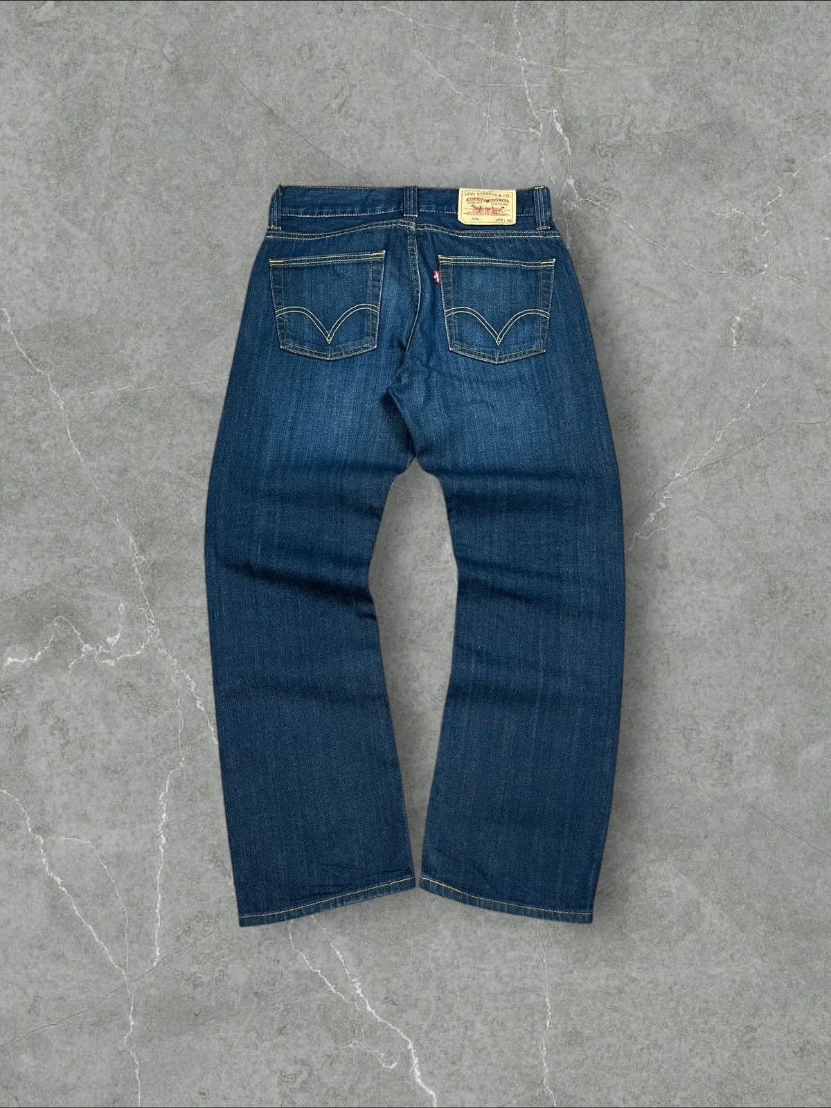 Levi's × Vintage Vintage Levi's 506 32x30 Baggy Jeans Blue Pants 32w Size US 32 / EU 48 - 3 Thumbnail