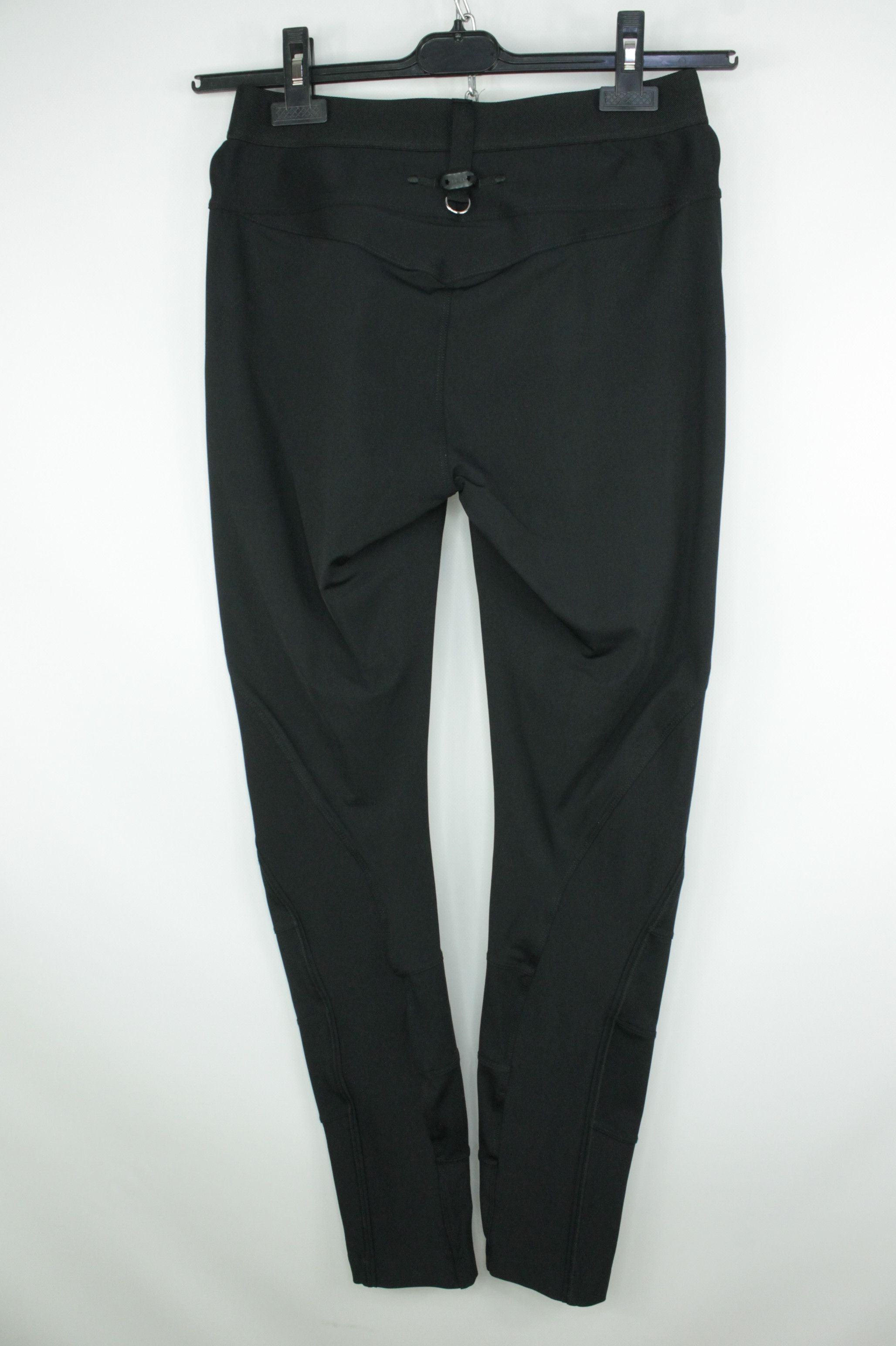 Designer HIGH Tech Everyday Couture Hi-Lay-Out Black Nylon Leggings Size 28" / US 6 / IT 42 - 6 Thumbnail