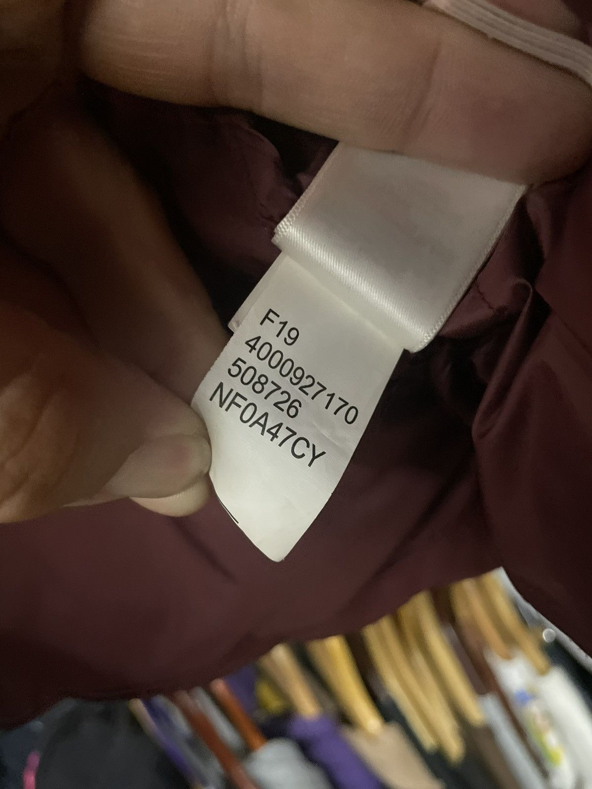The North Face The North Face Small Burgundy 550 Hooded Puffer Jacket Size S / US 4 / IT 40 - 3 Thumbnail