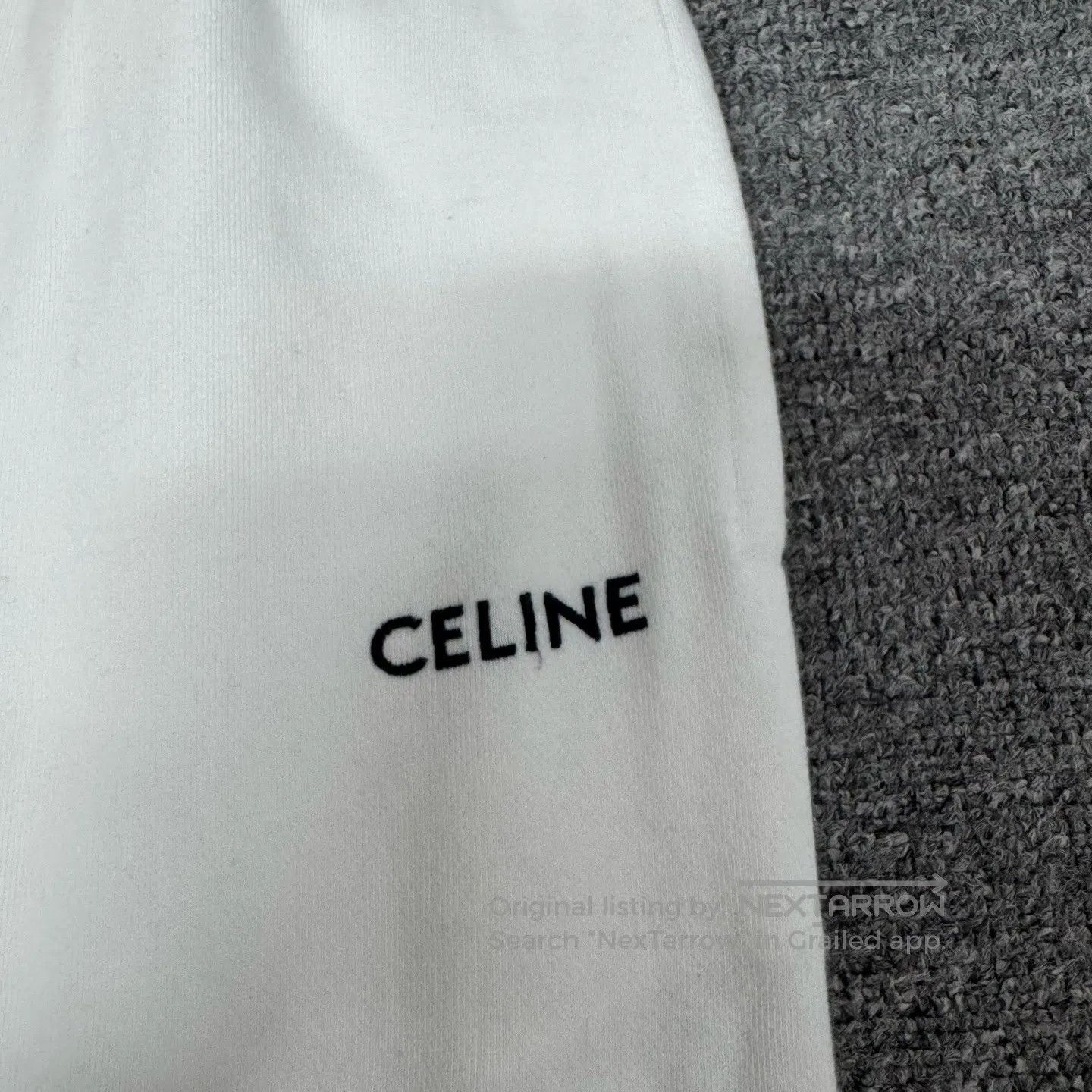 Celine CELINE SIZE S Letter embroidered logo; drawstring fastened Size US 28 / EU 44 - 5 Thumbnail