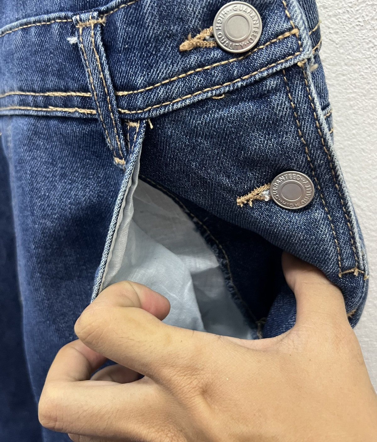 Japanese Brand × Vintage Vintage Y2K style Classic Dark Wash Denim Overalls – Size M Size US 33 - 9 Thumbnail