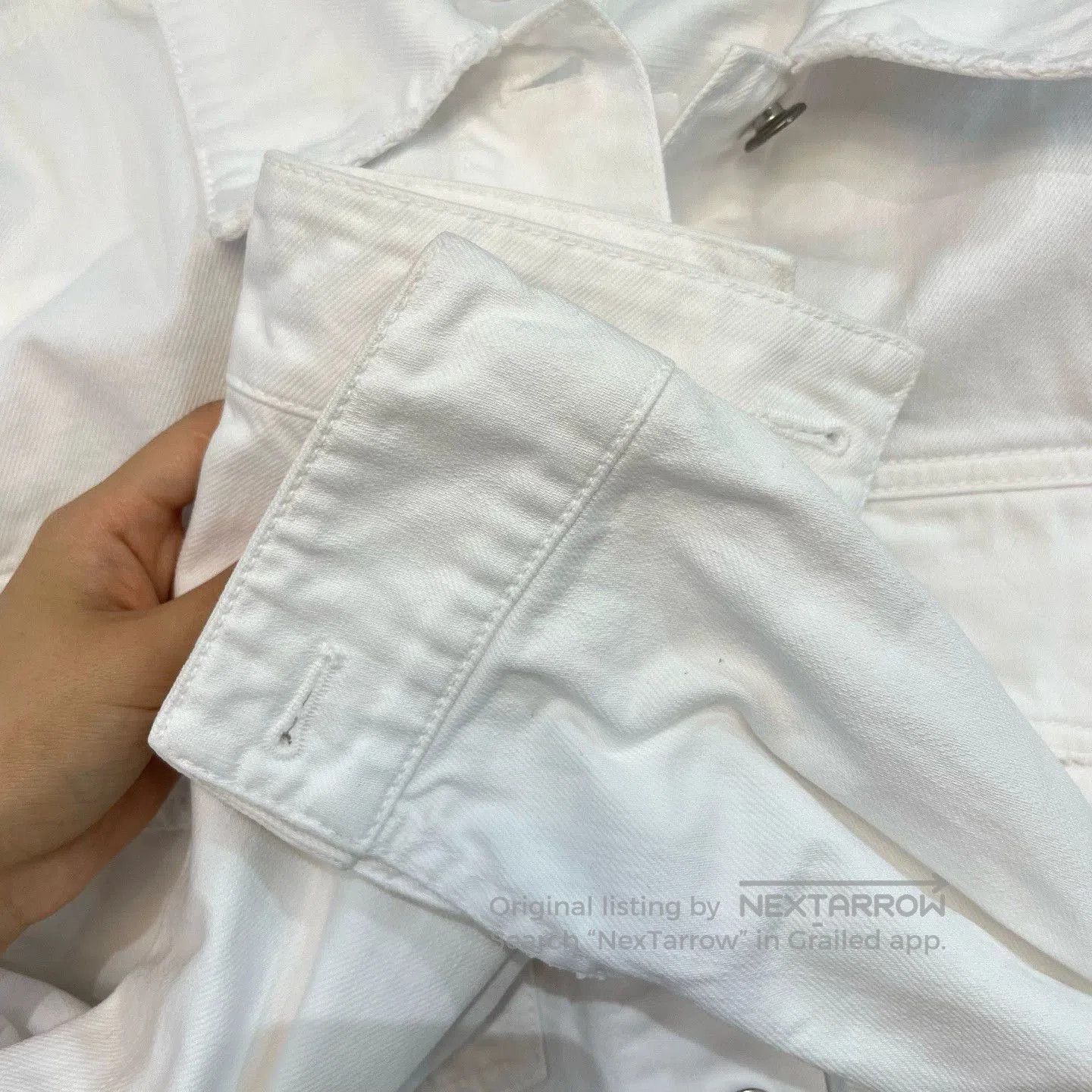 Dior Dior FW22 White Denim Jacket. Size US S / EU 44-46 / 1 - 4 Thumbnail