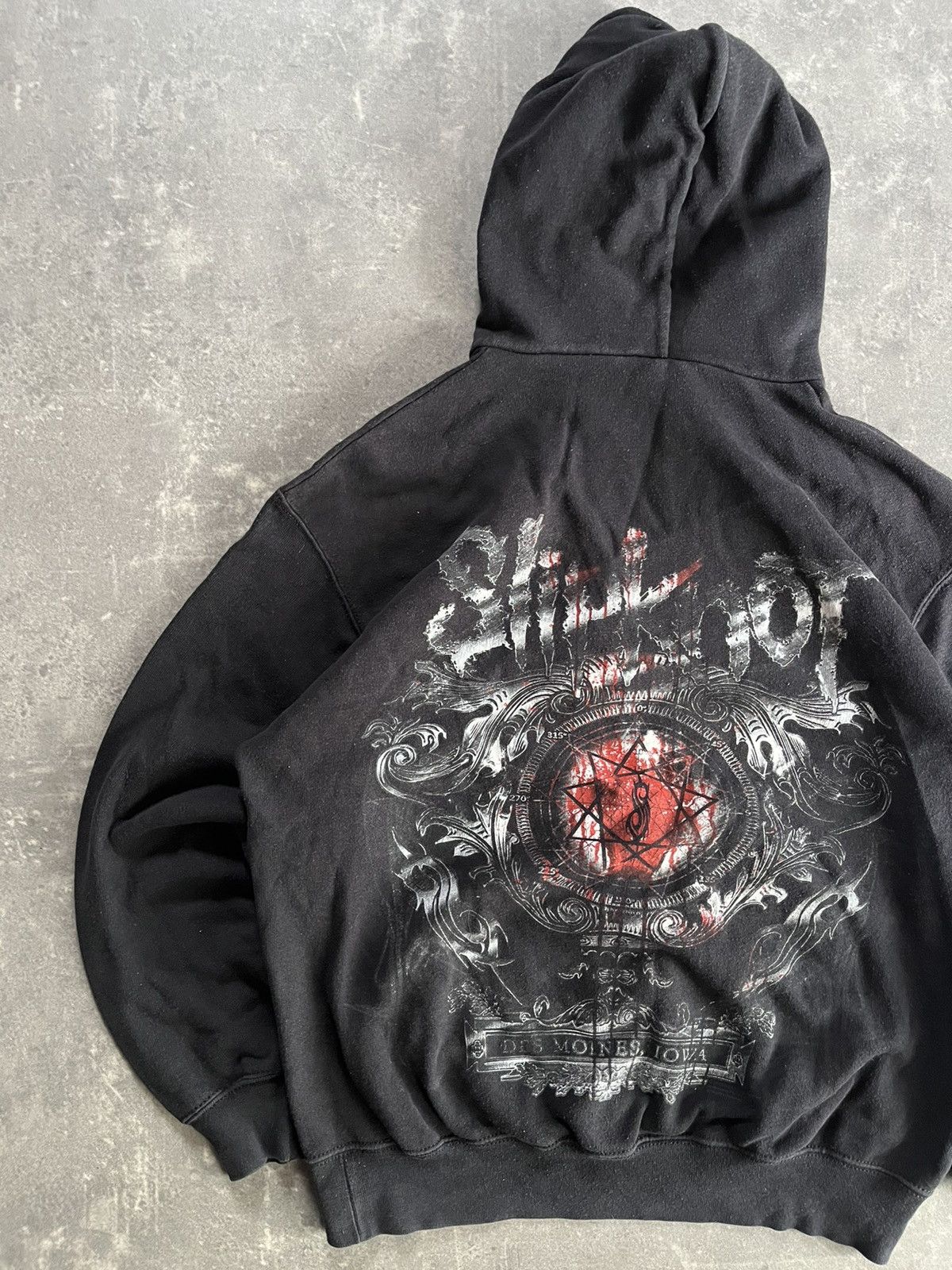 Slipknot 2013 Slipknot Iowa Printed Boxy Hoodie M S Rock Metal Band Size US M / EU 48-50 / 2 - 10 Thumbnail