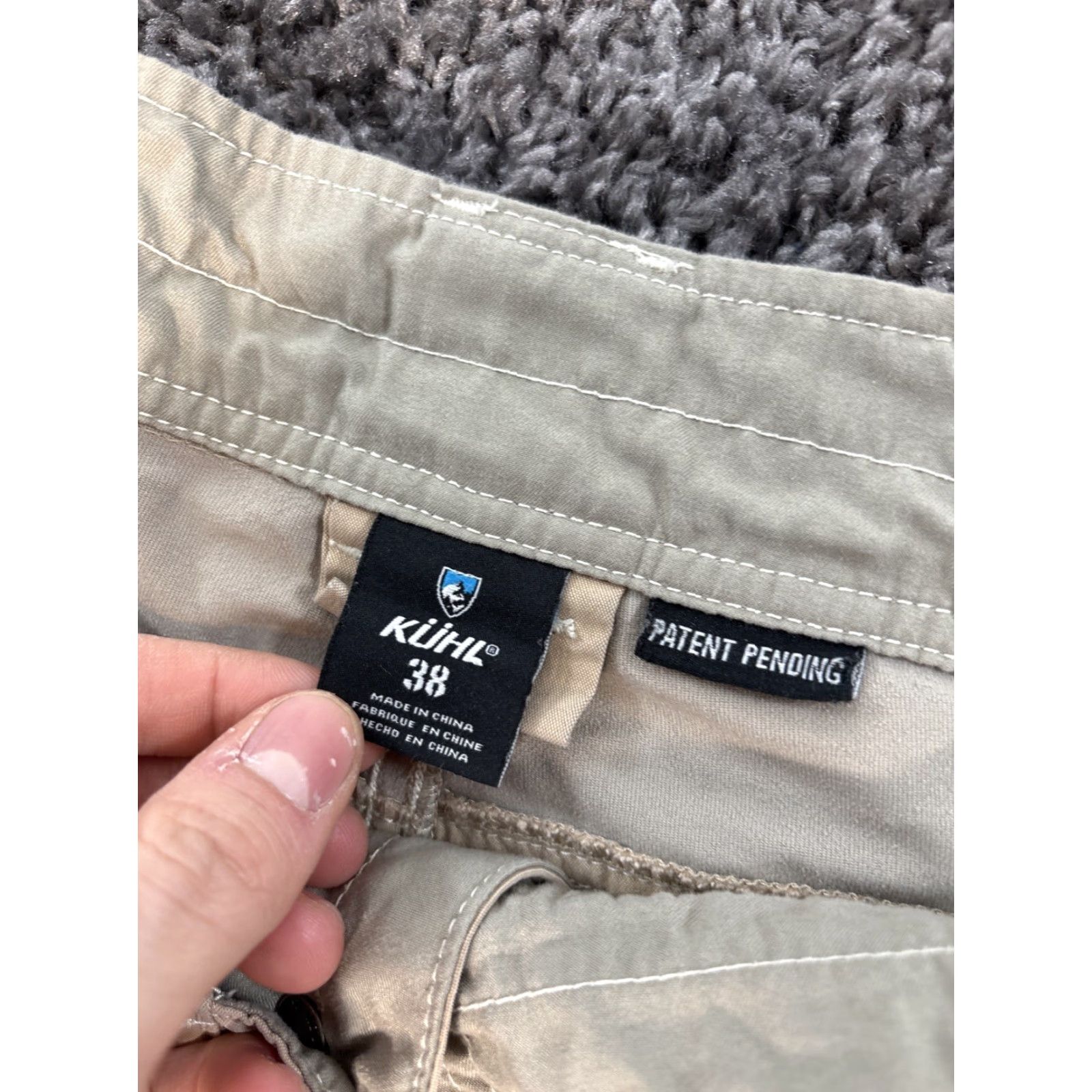 Vintage Kuhl Carpenter Shorts Men 38 Beige Nylon Cotton Spandex Casual Chino Pockets Belt Loops Regular Front Flat Front Vintage No Size US 38 / EU 54 - 6 Thumbnail