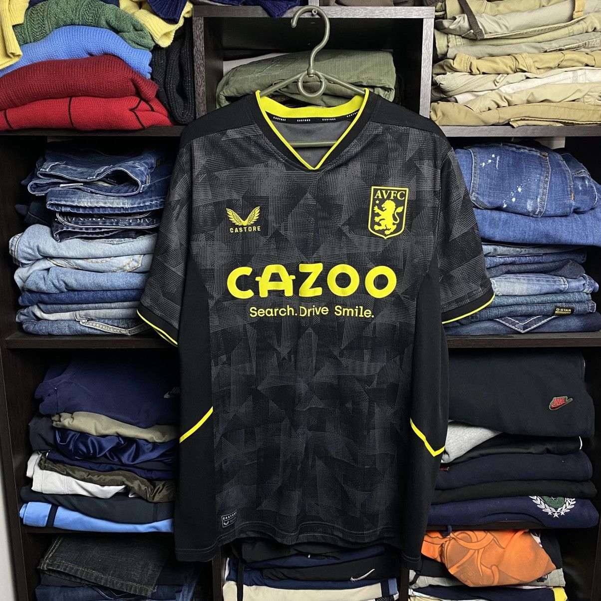 Castore Mens Castore Aston Villa Home soccer jersey size XXL Size US XXL / EU 58 / 5 - 1 Thumbnail